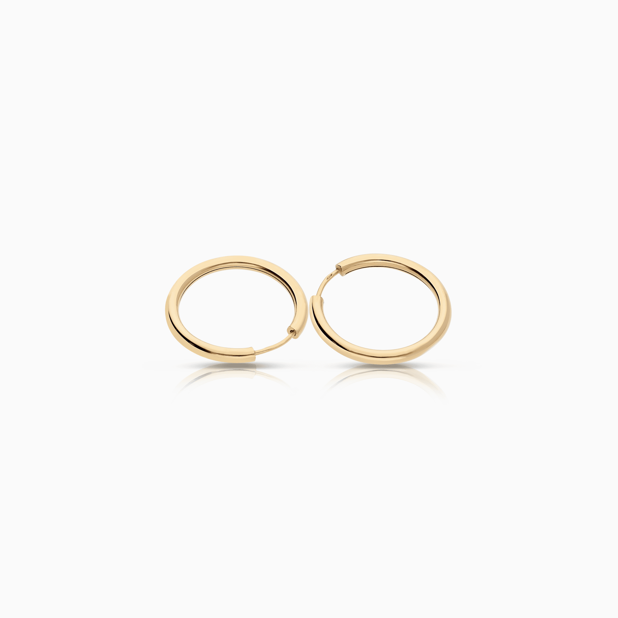 Gold hoop earrings 1.44g 18K gold