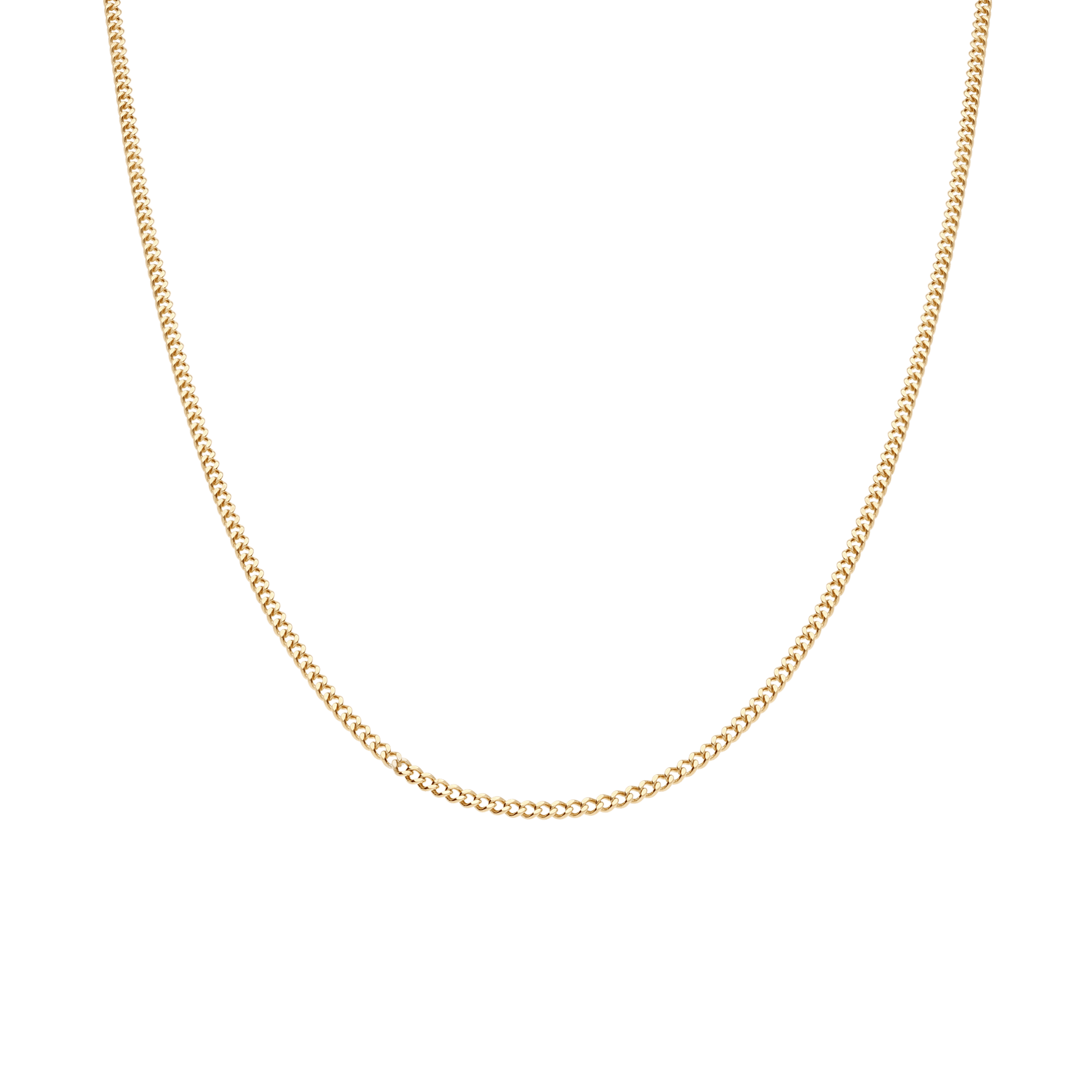 Pansarlänk 47cm 18K guld