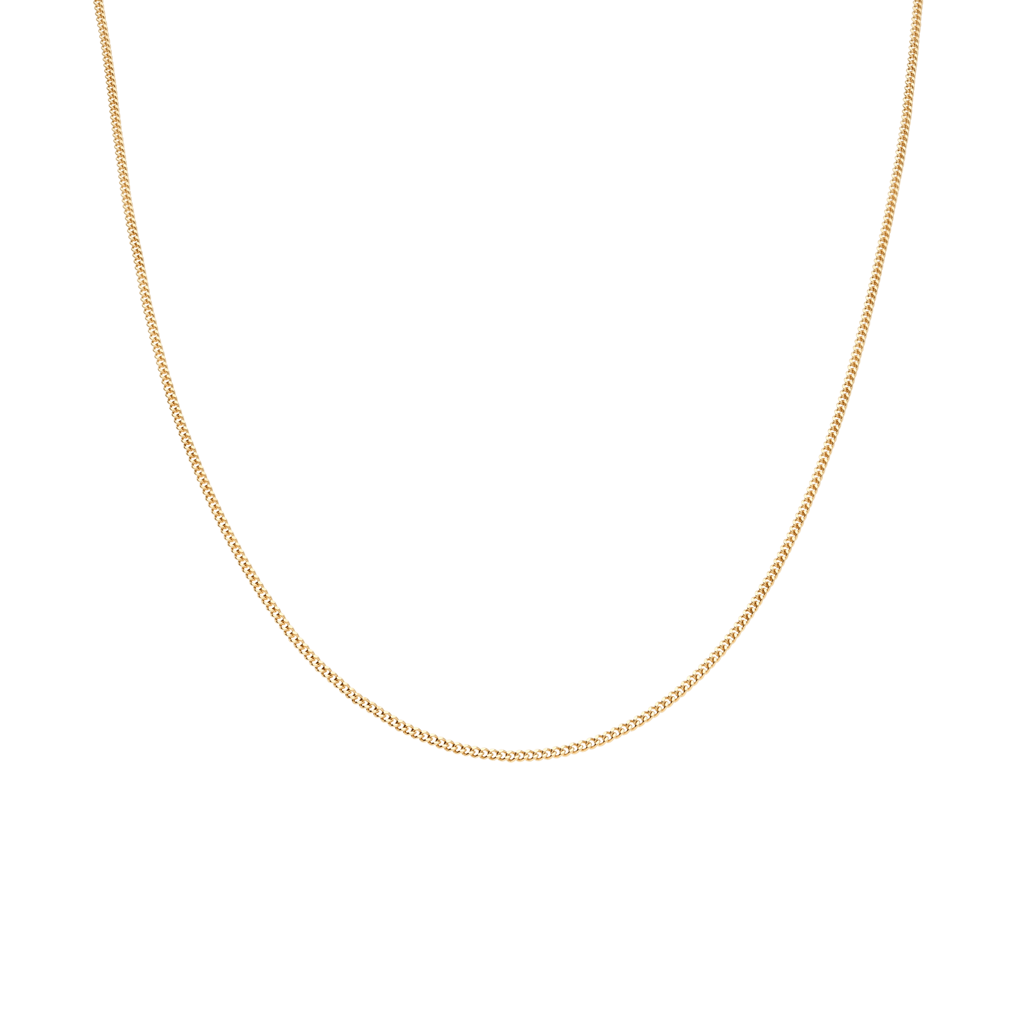 Curb chain 46.5cm 18K gold