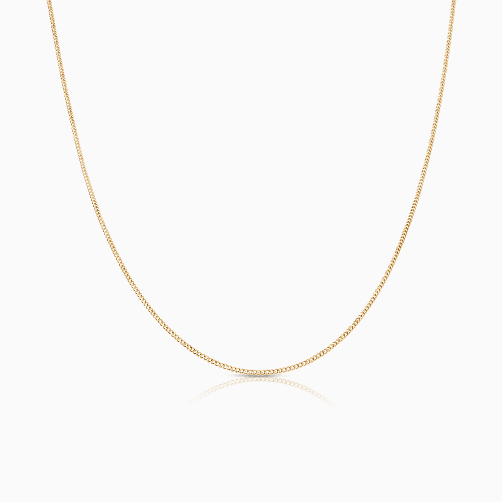 Curb chain 46.5cm 18K gold