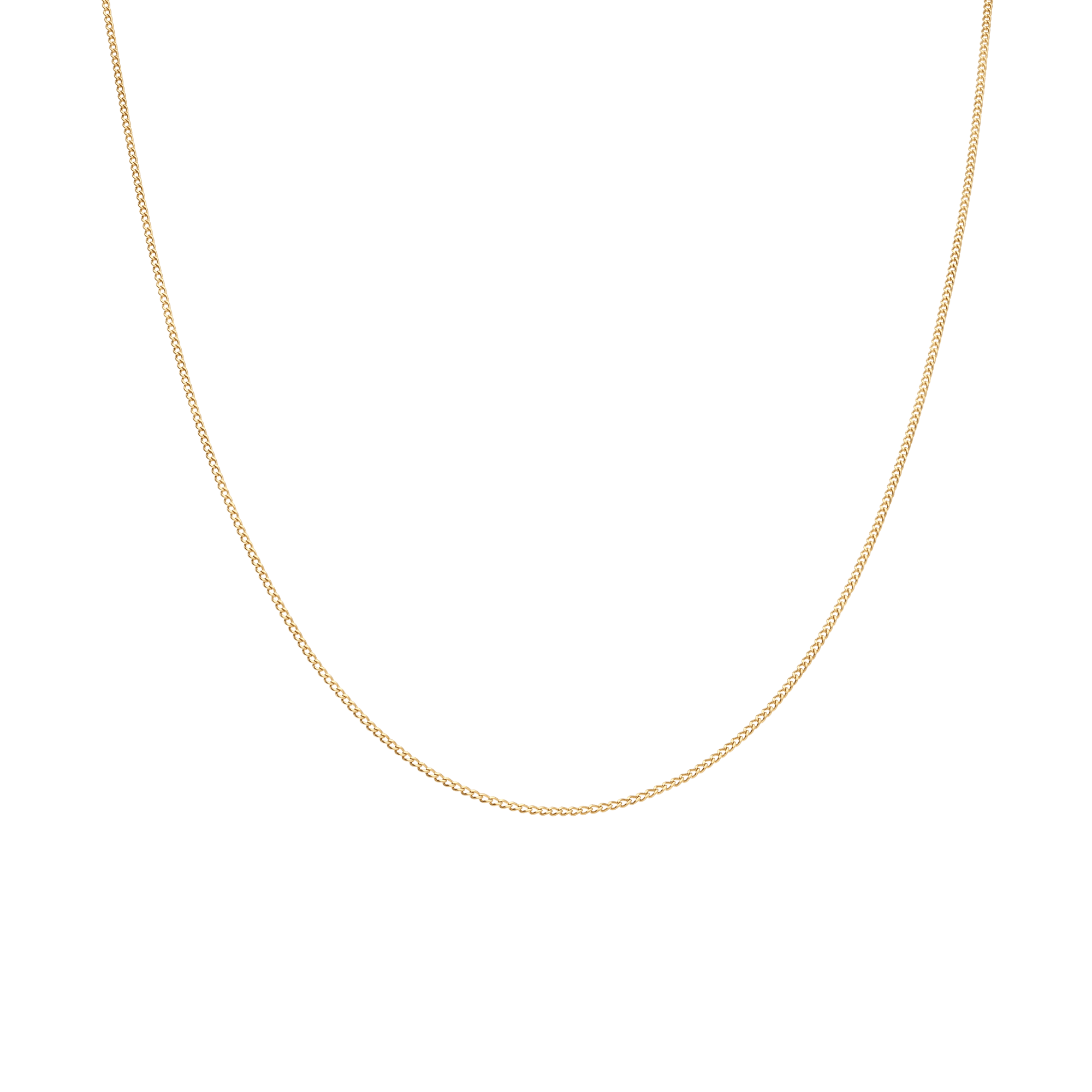 Curb chain 49.5cm 18K gold