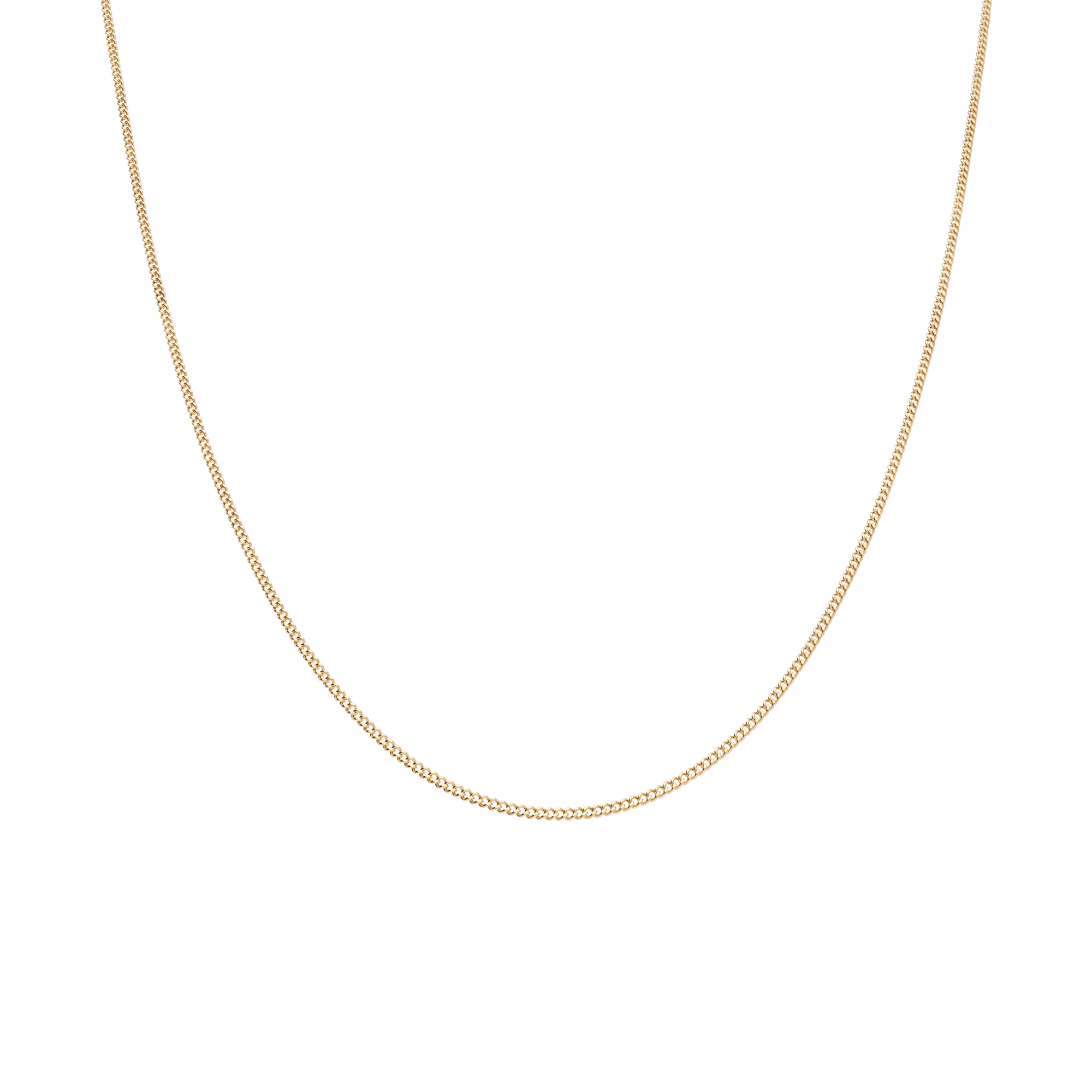 Curb chain 40cm 18K gold