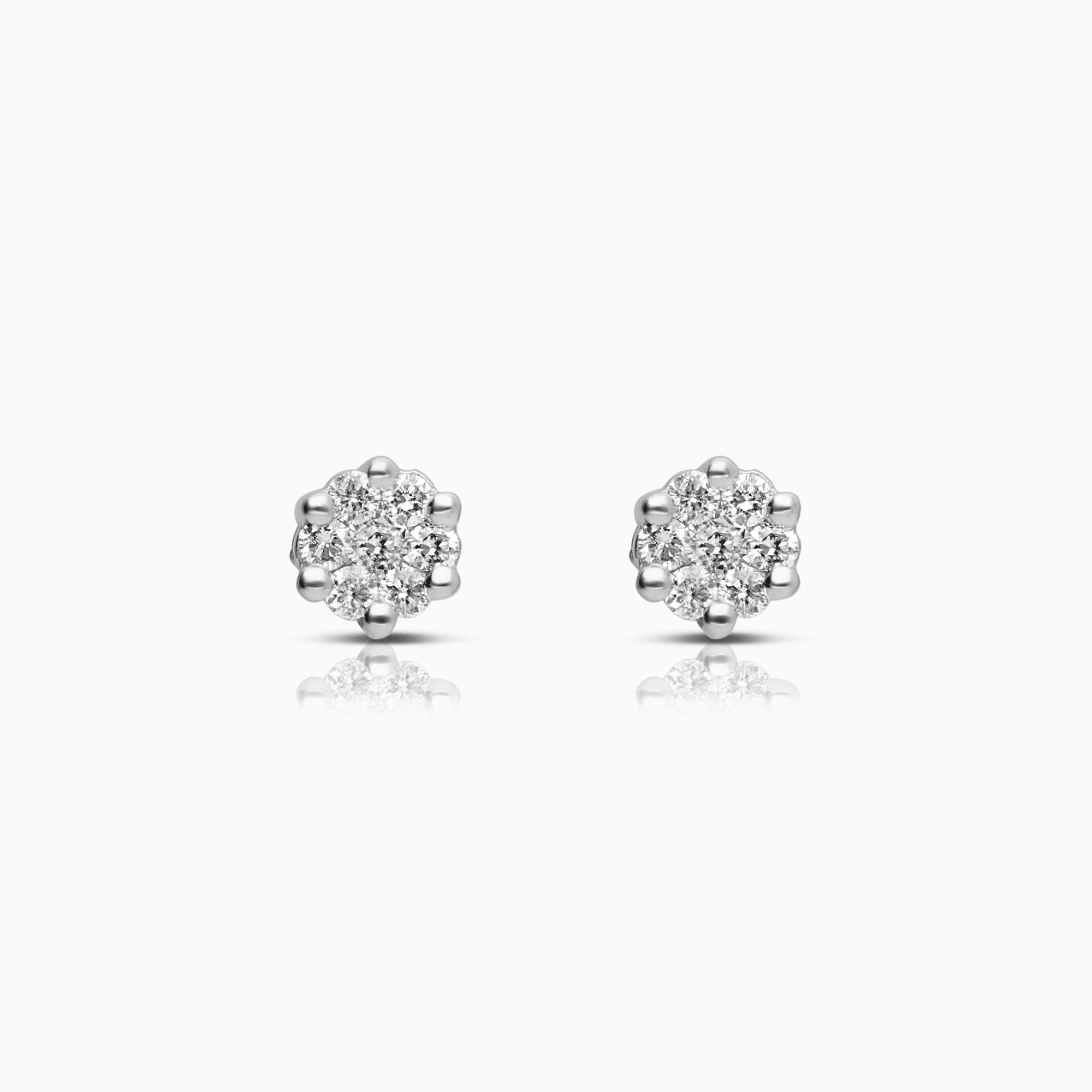 Diamantörhängen 0,35ct 18K vitguld