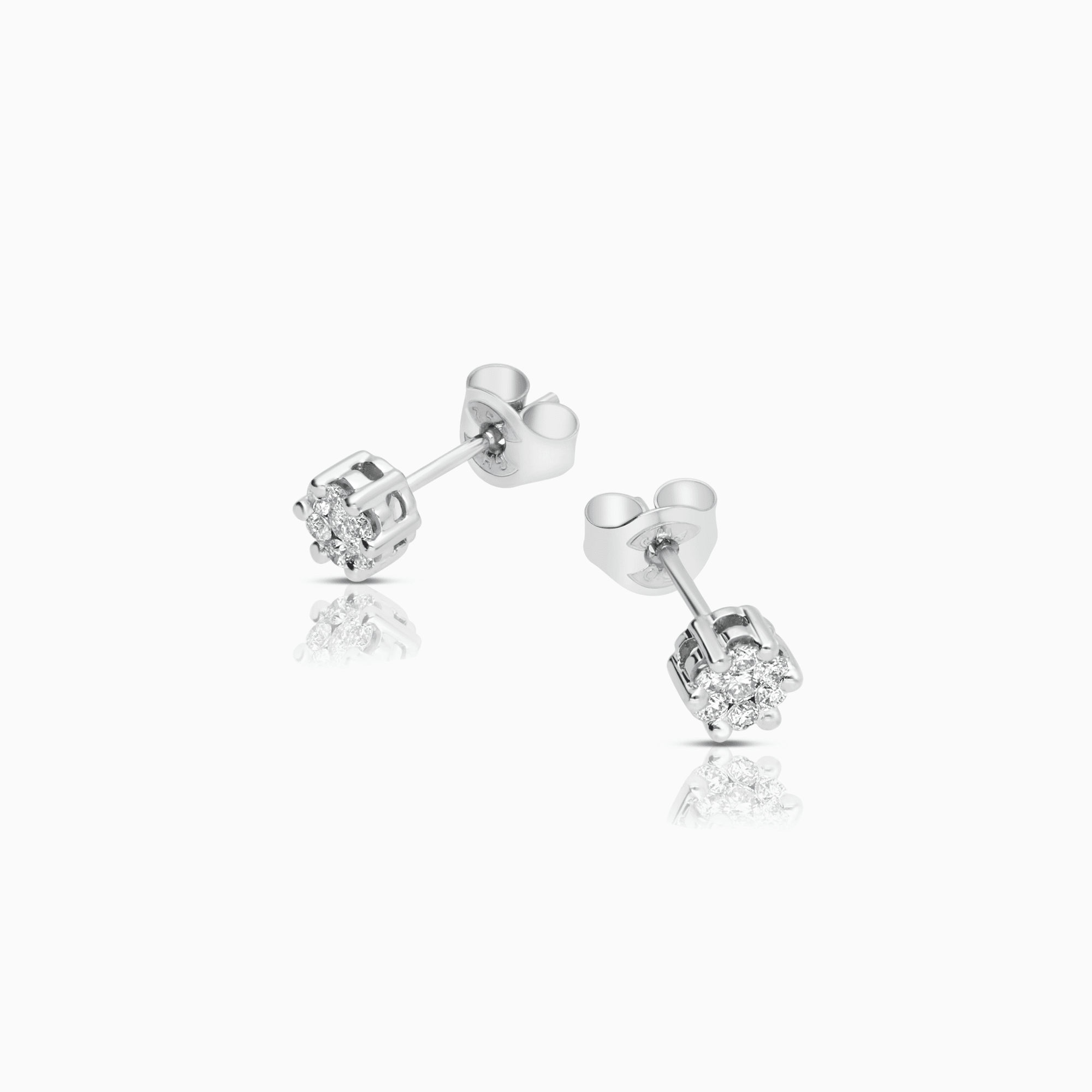 Diamantörhängen 0,35ct 18K vitguld