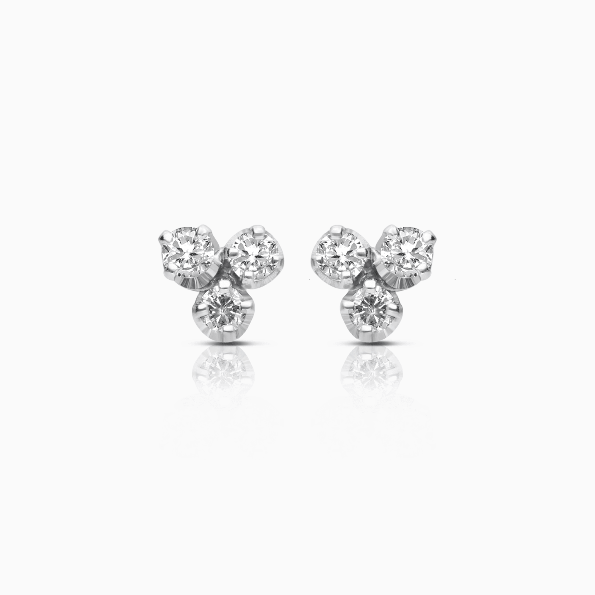 Diamantörhängen 0,30ct 18K vitguld