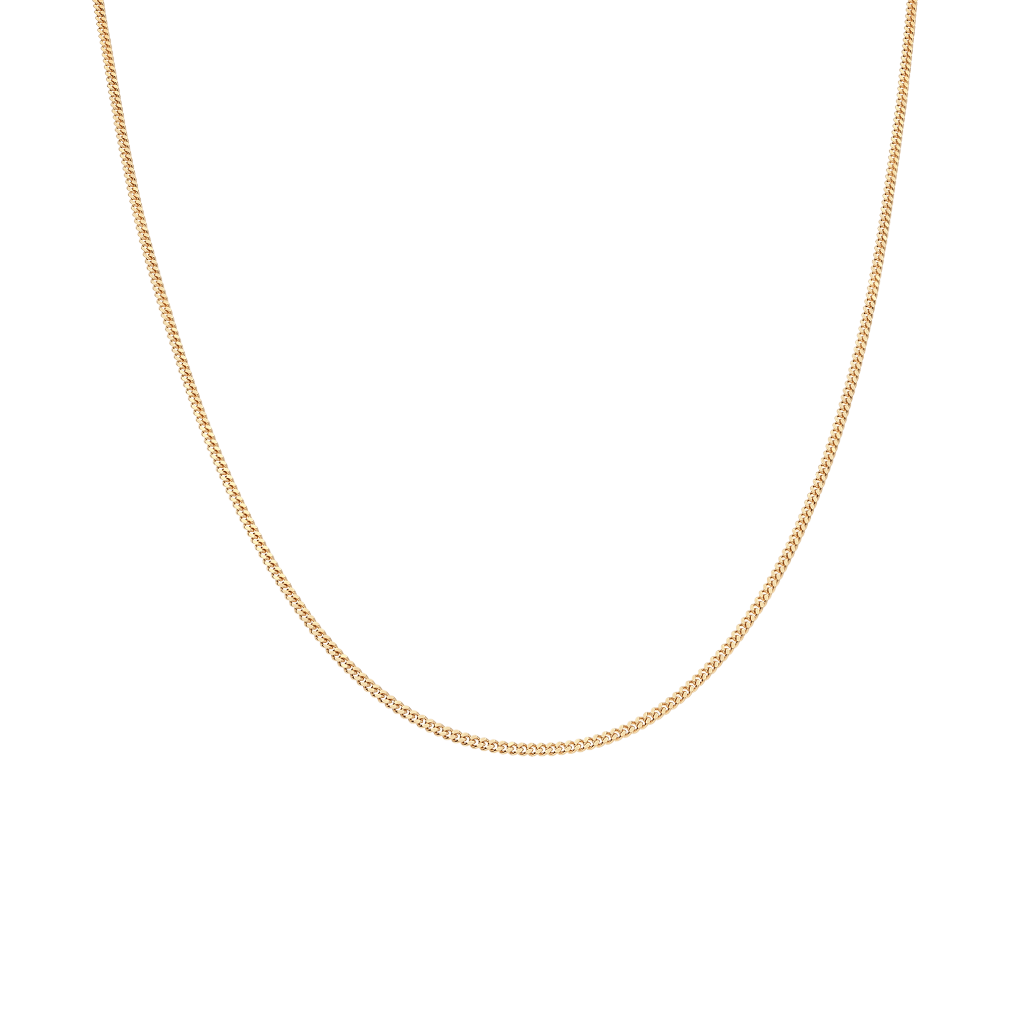 Pansarkedja 38cm 18K guld