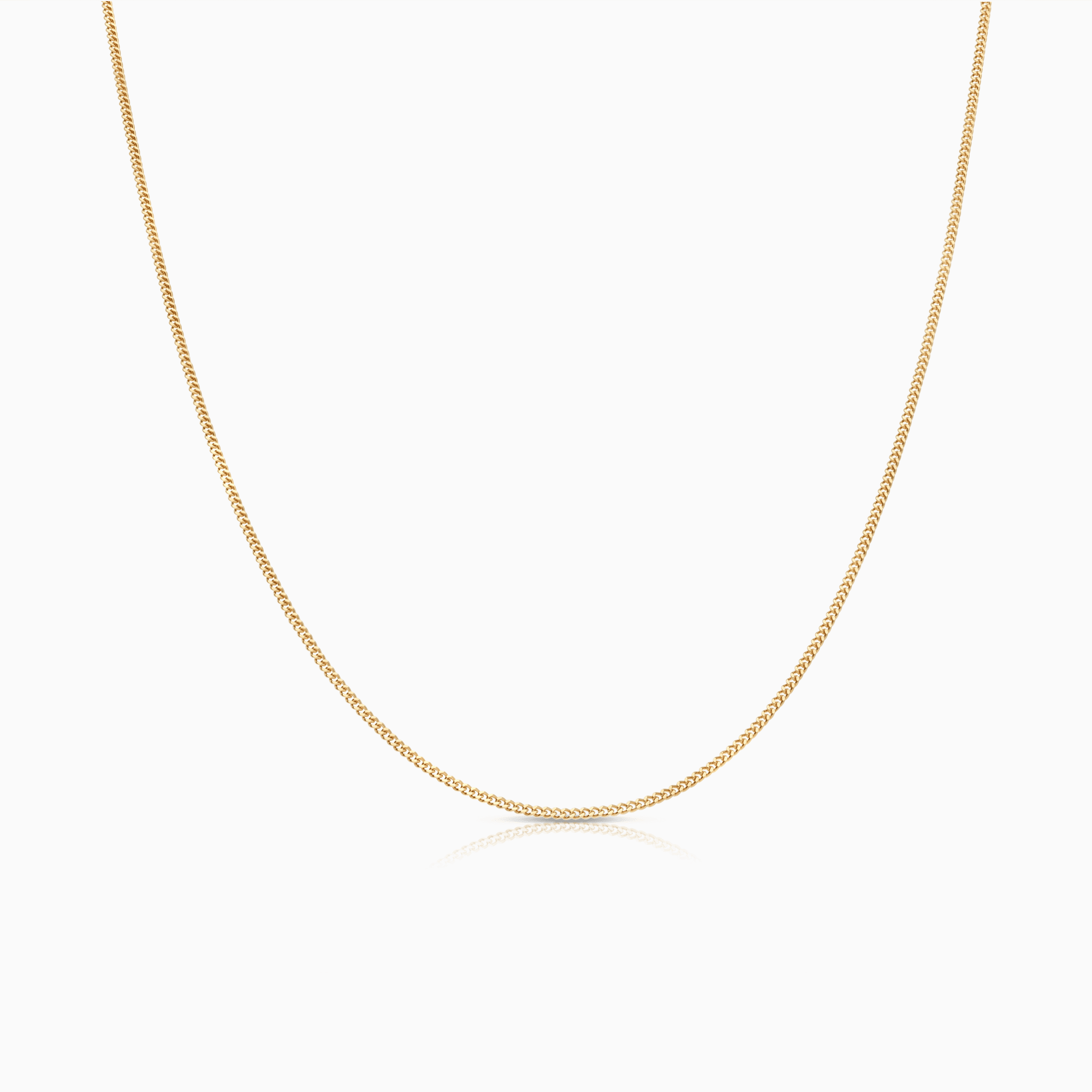 Curb chain 36cm 18K gold