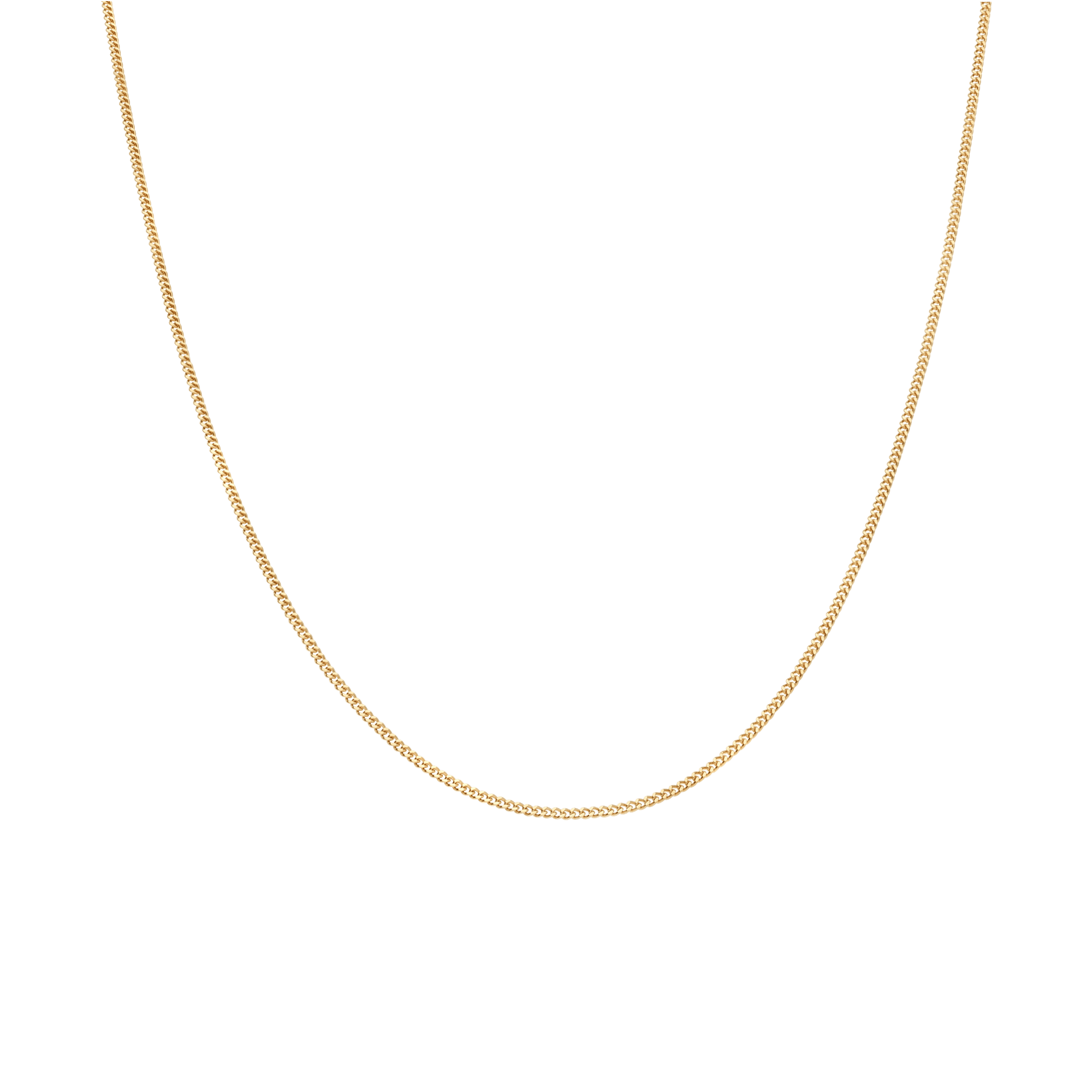 Curb chain 36cm 18K gold