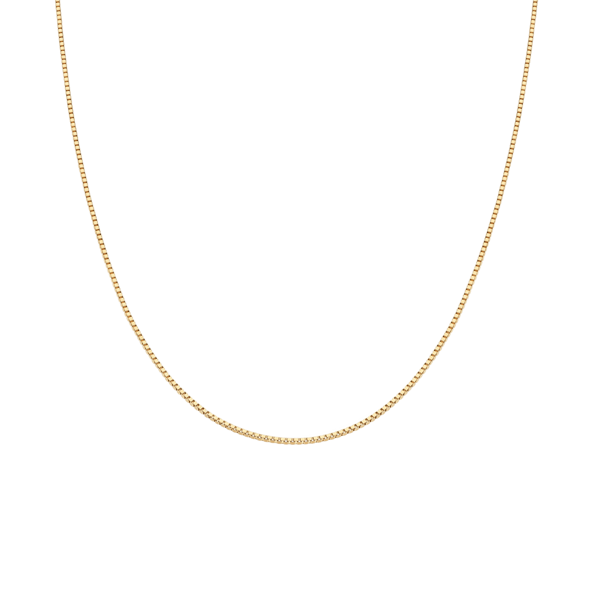 Box chain 46cm 18K gold