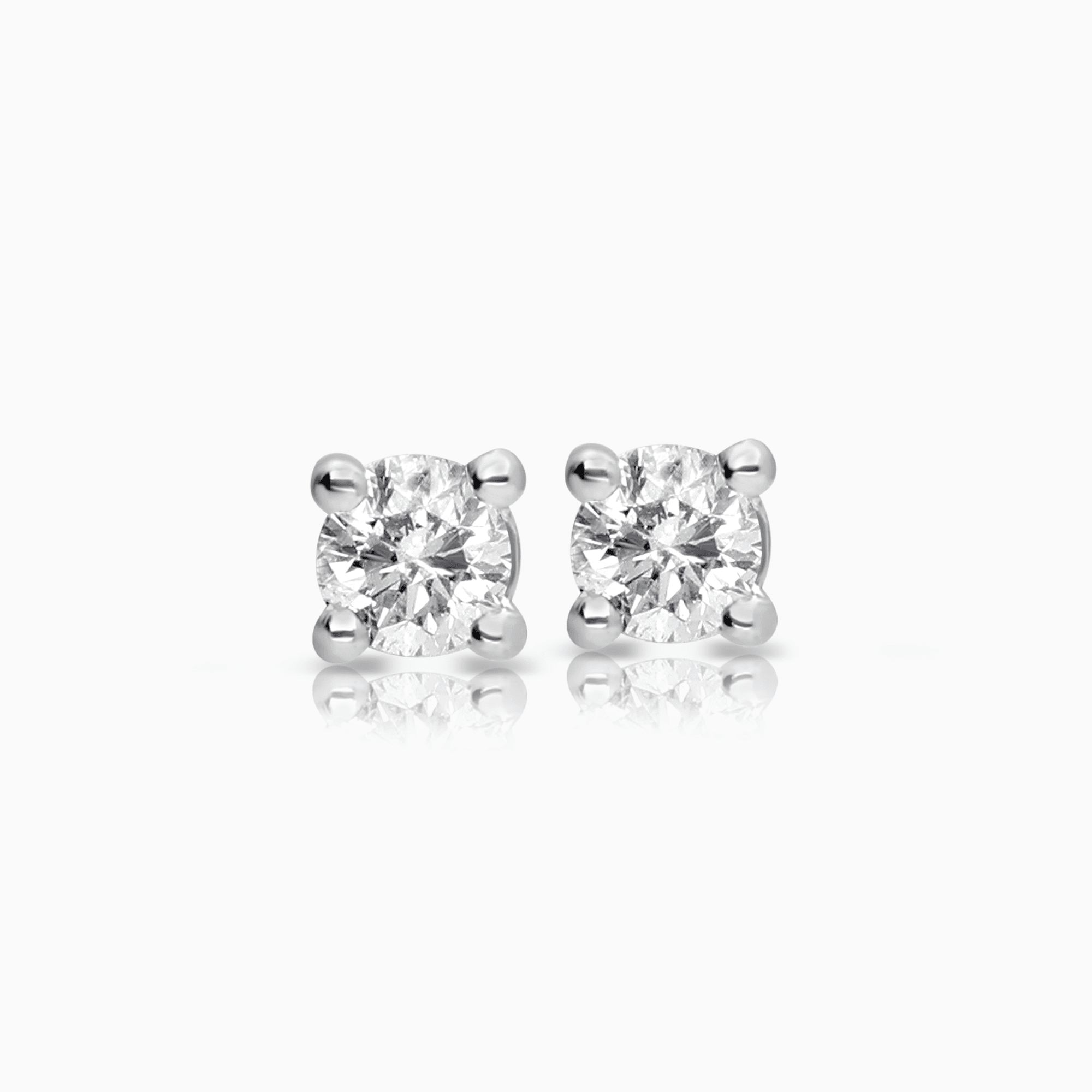 Diamantörhängen solitär 0,25ct 18K vitguld