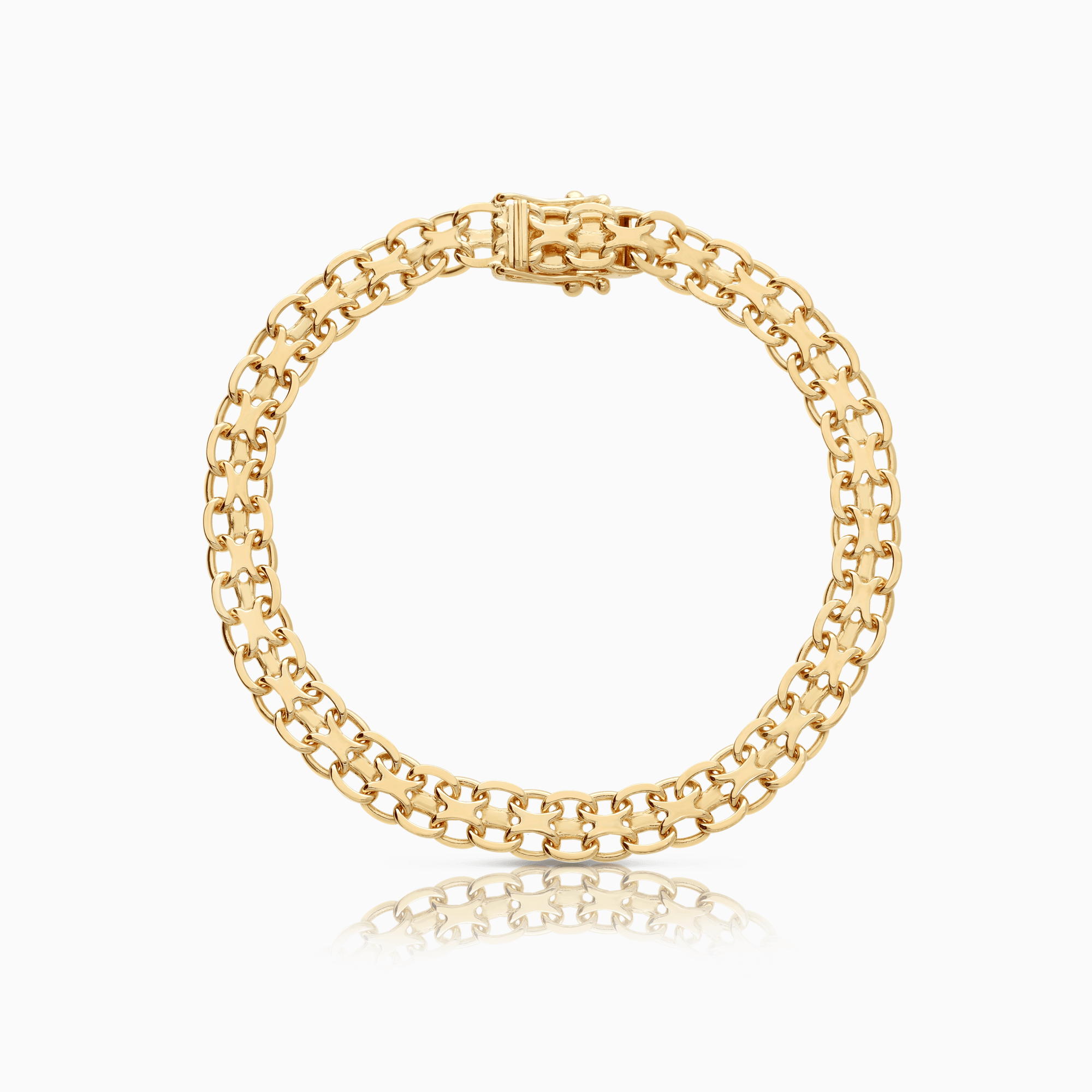 X-länk armband 12,36g 18K guld