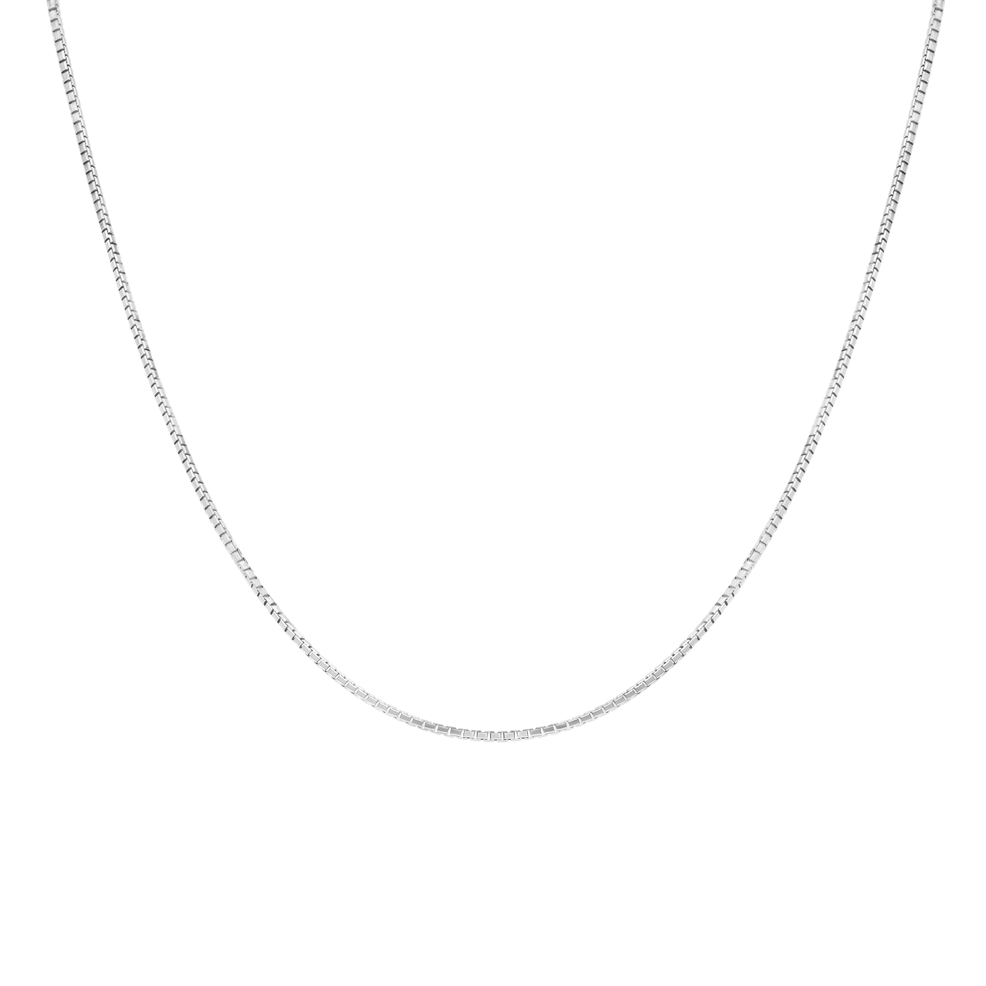 Venetian link 42.5cm 18K white gold