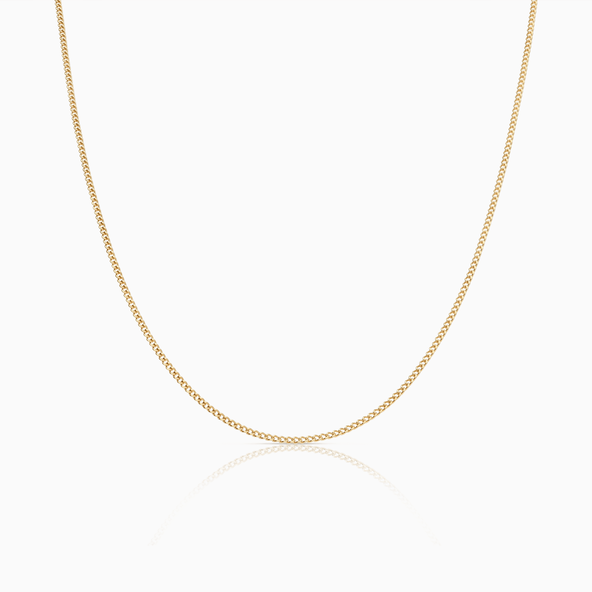Pansarlänk 47,5cm 18K guld