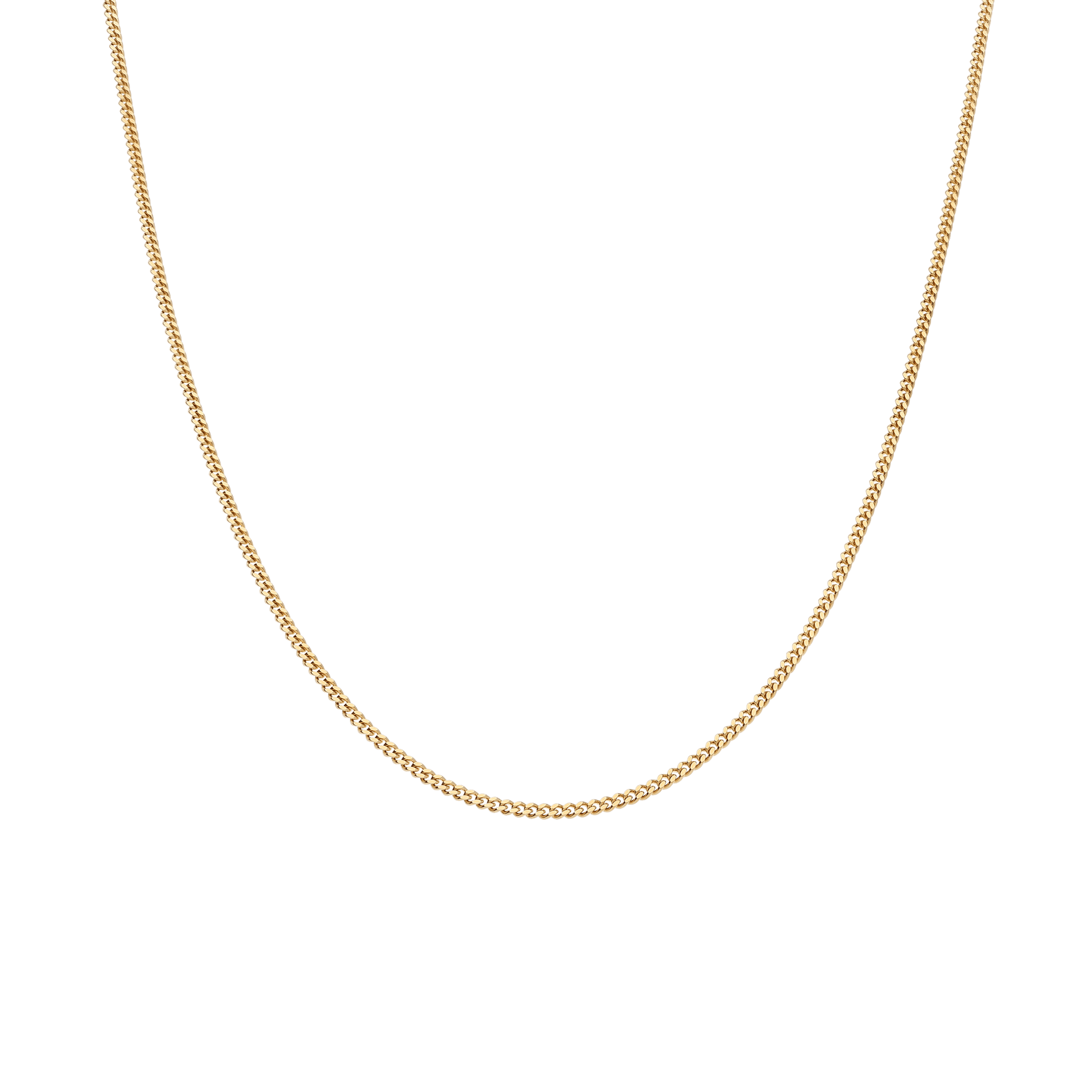 Curb chain 40cm 18K gold