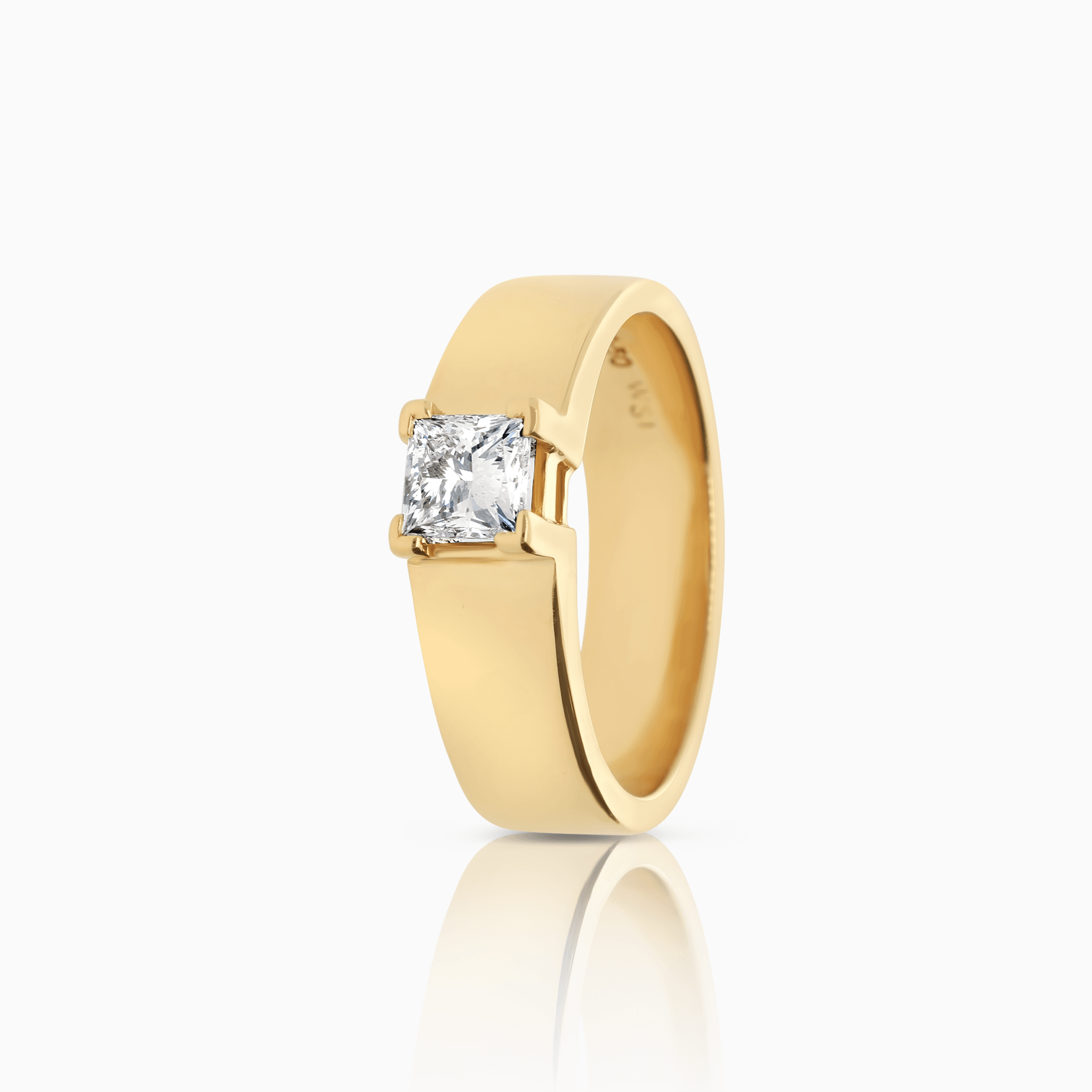 Solitärring 0,50ct 18K guld