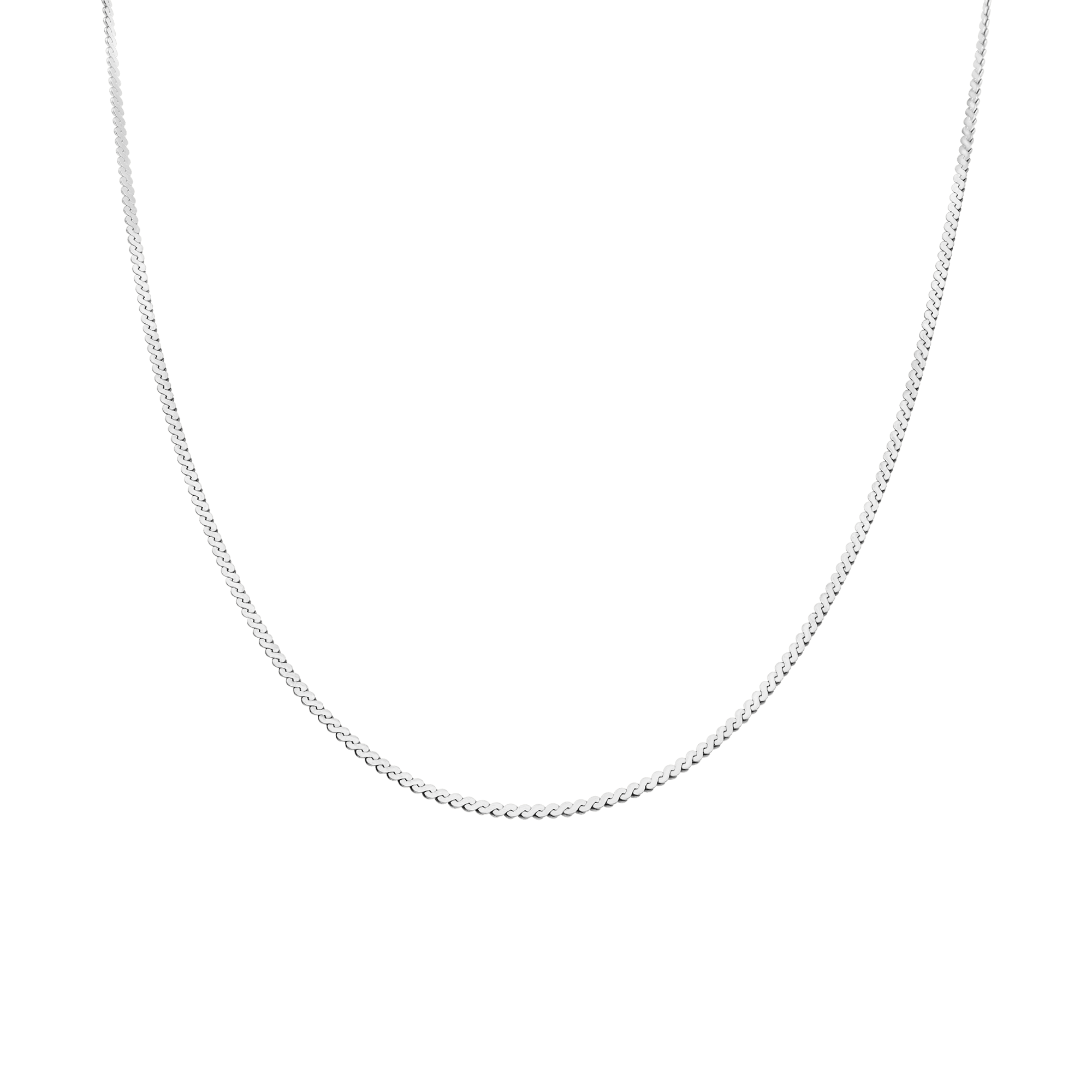 S-link necklace 3.21g 18K white gold