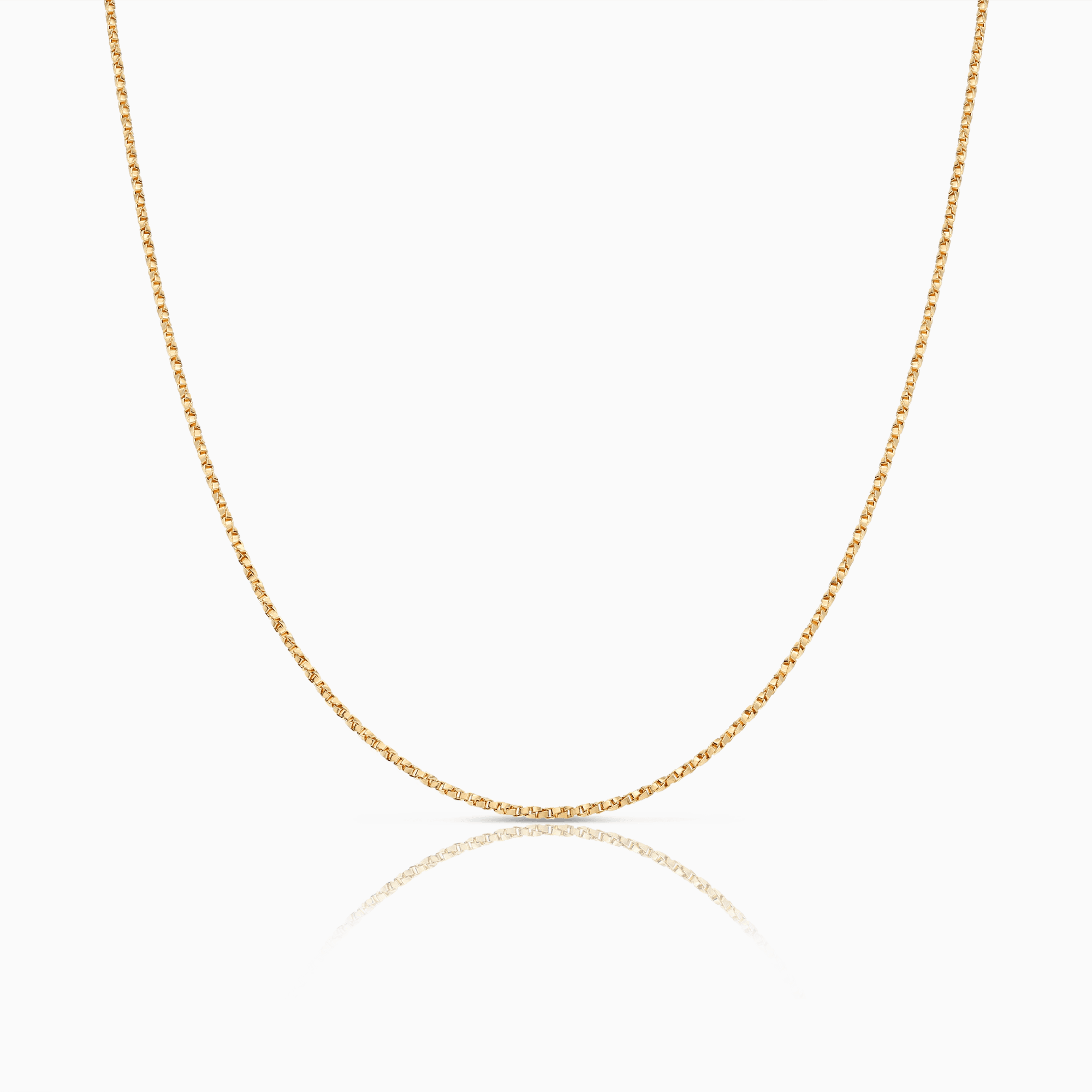 Venezia-kjede 40cm 14K gull