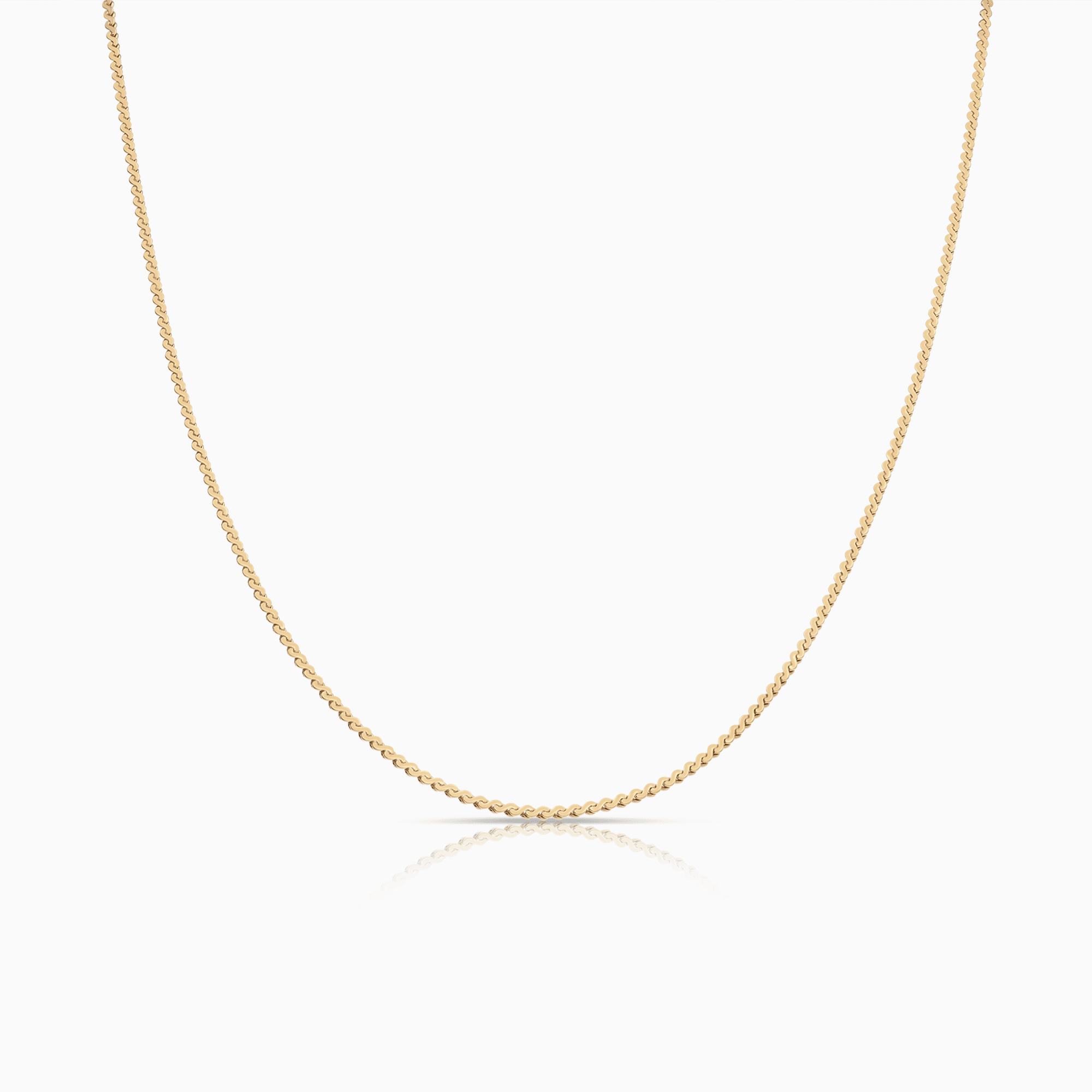 Guldkedja 45cm 18K guld