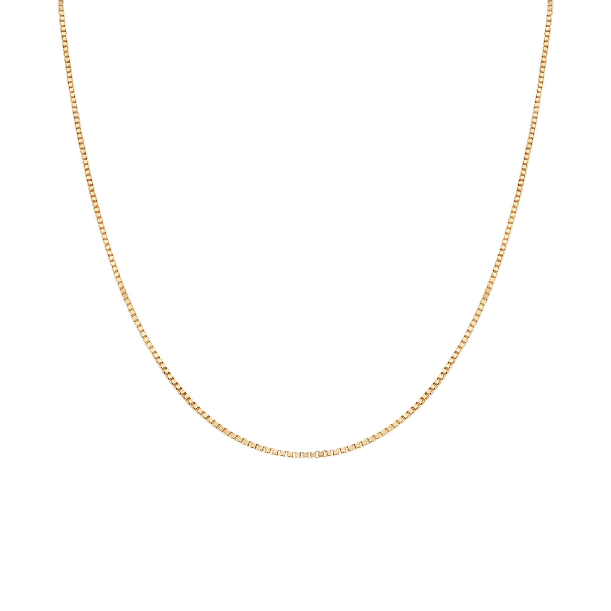Box chain 50cm 18K gold