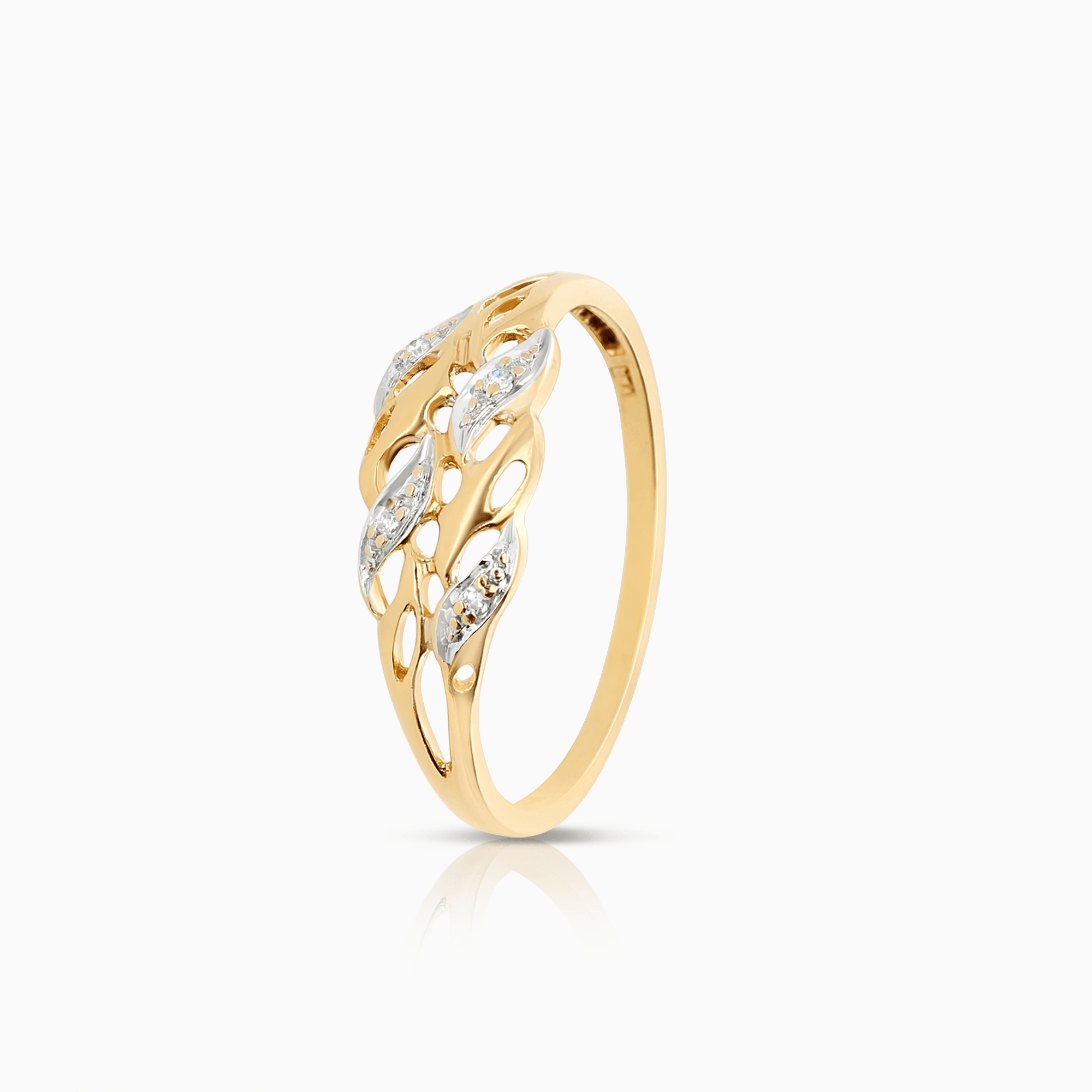 Diamond Ring 0.02ct 18K Gold