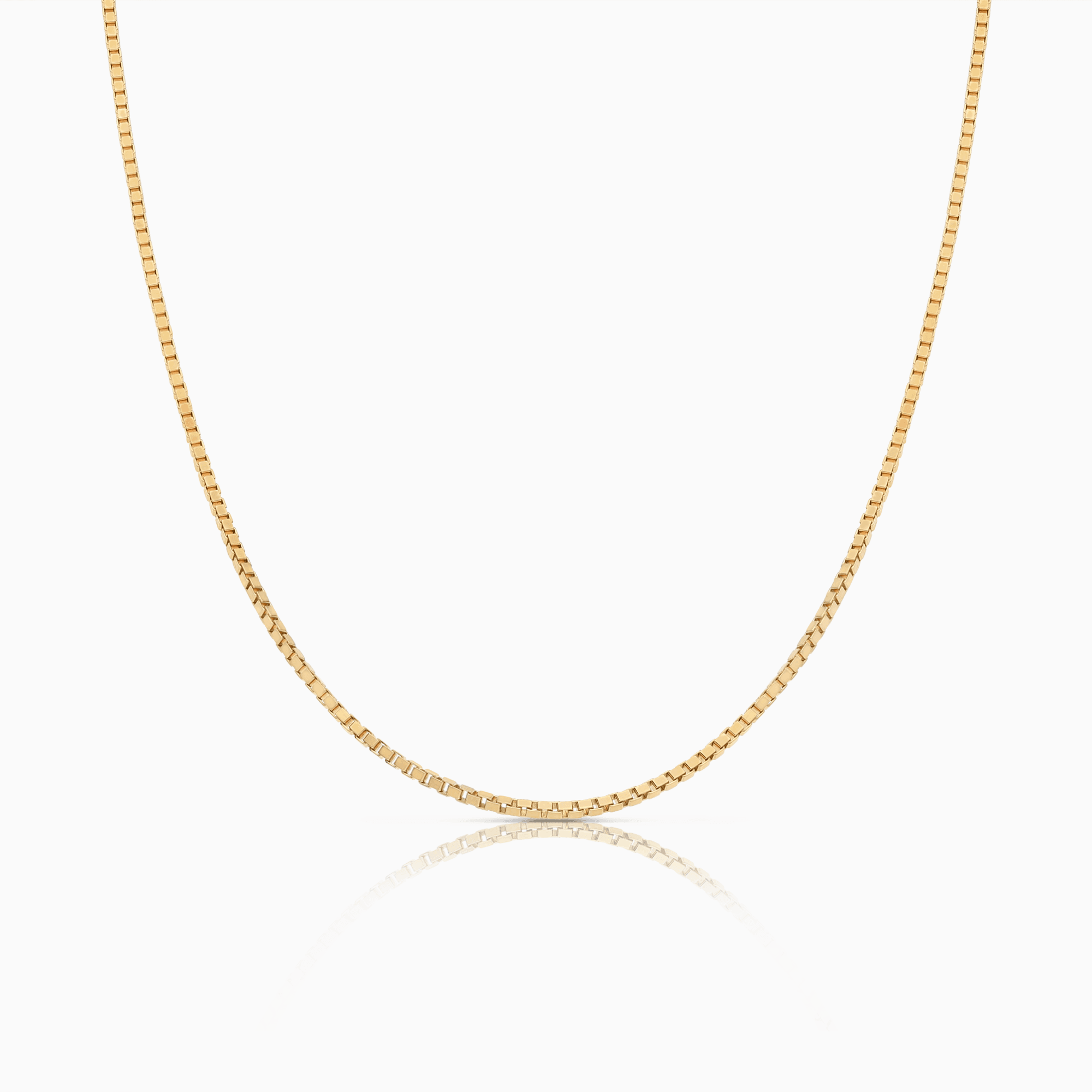 Box Chain 50.5cm 18K gold