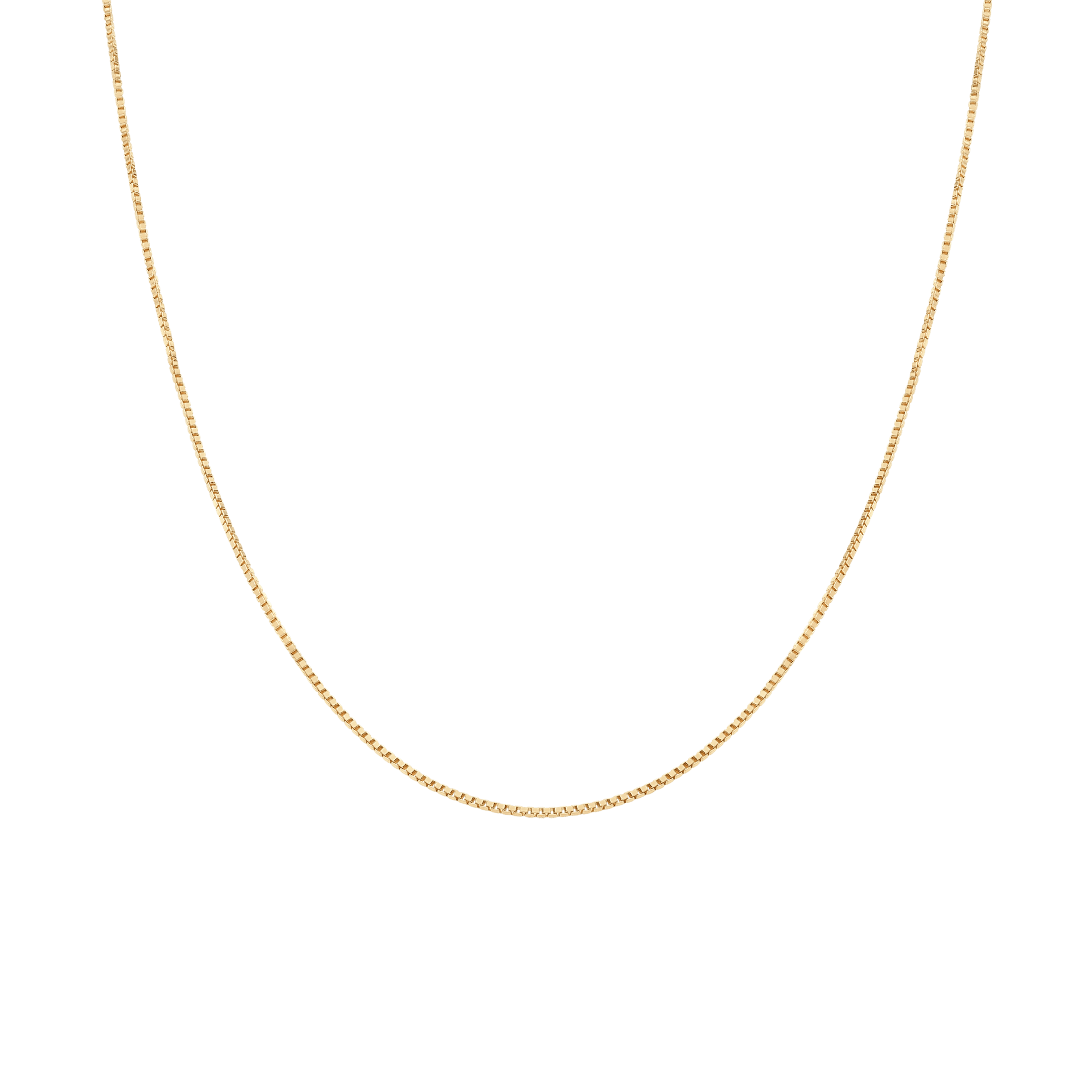 Box Chain 45.5cm 18K Gold
