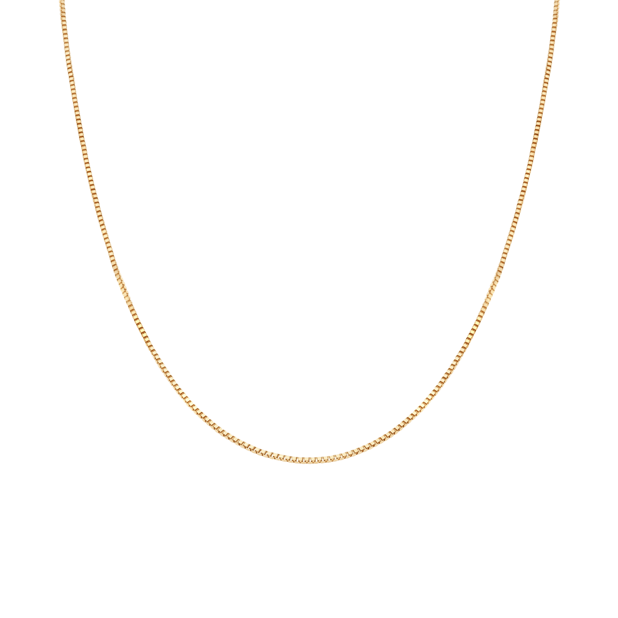 Box chain 50cm 18K gold