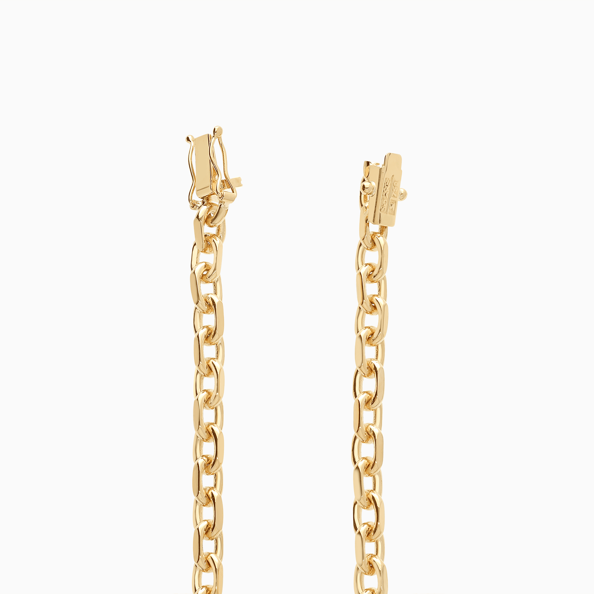 Cable bracelet 17.72g 18K gold