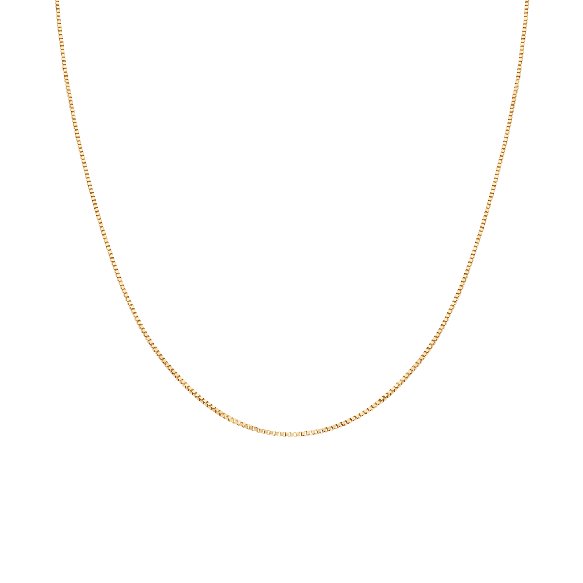 Box chain 39.5cm 9K gold