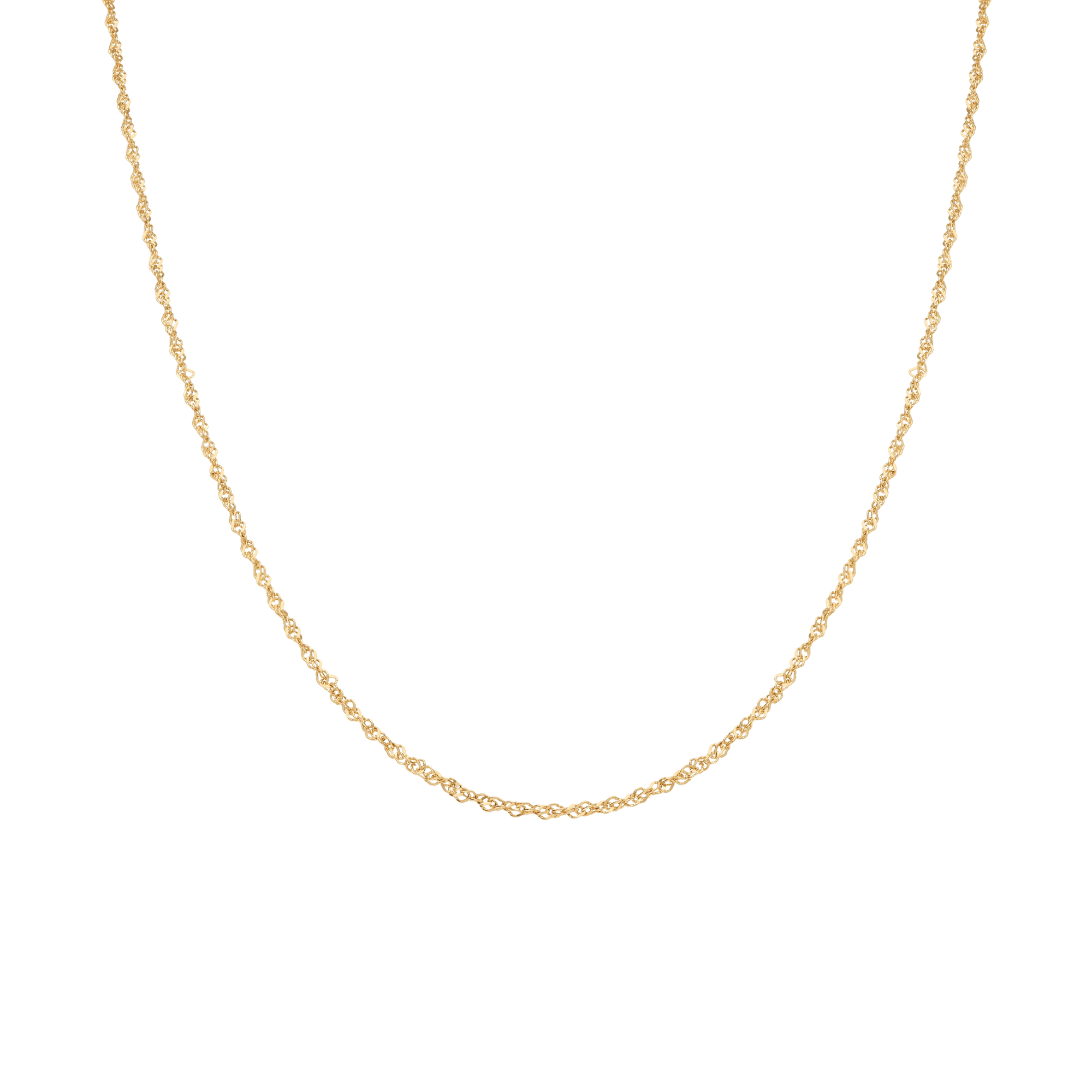 Singaporekedja 44,5cm 18K guld