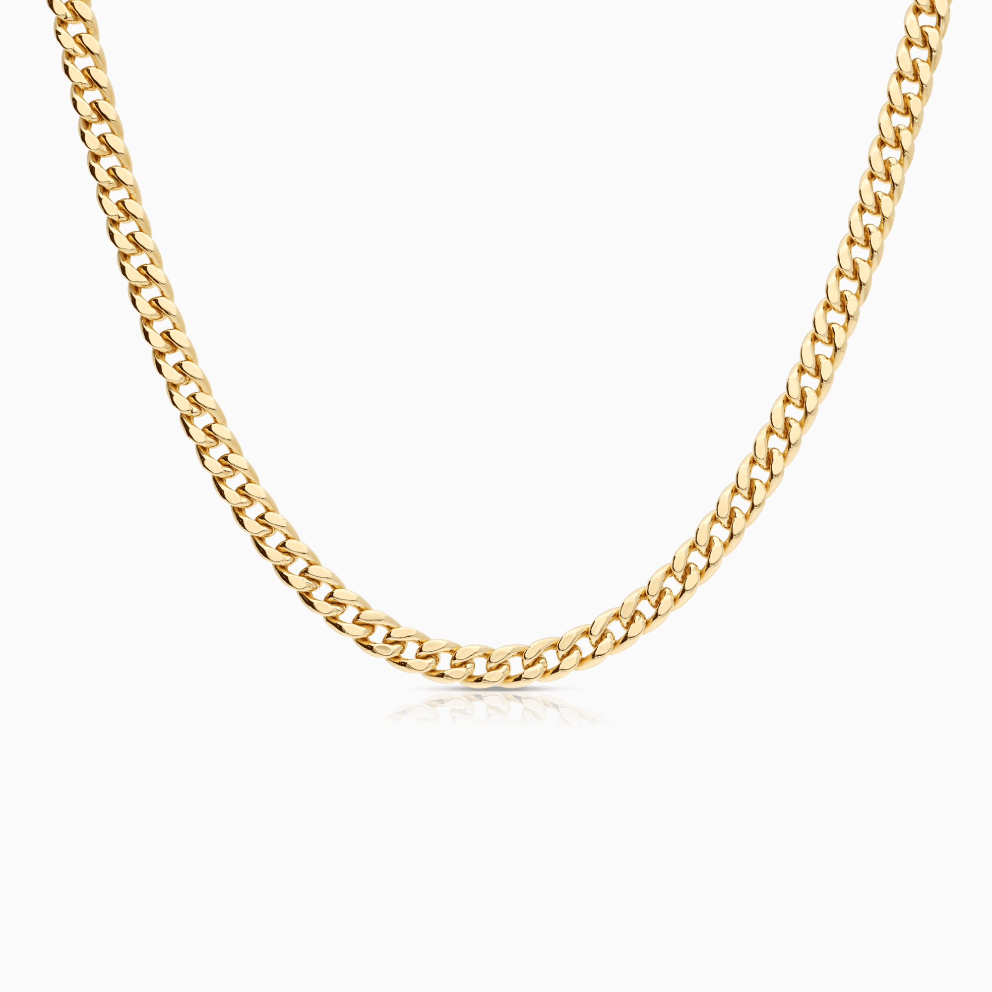 Curb chain 28.90g 18K gold