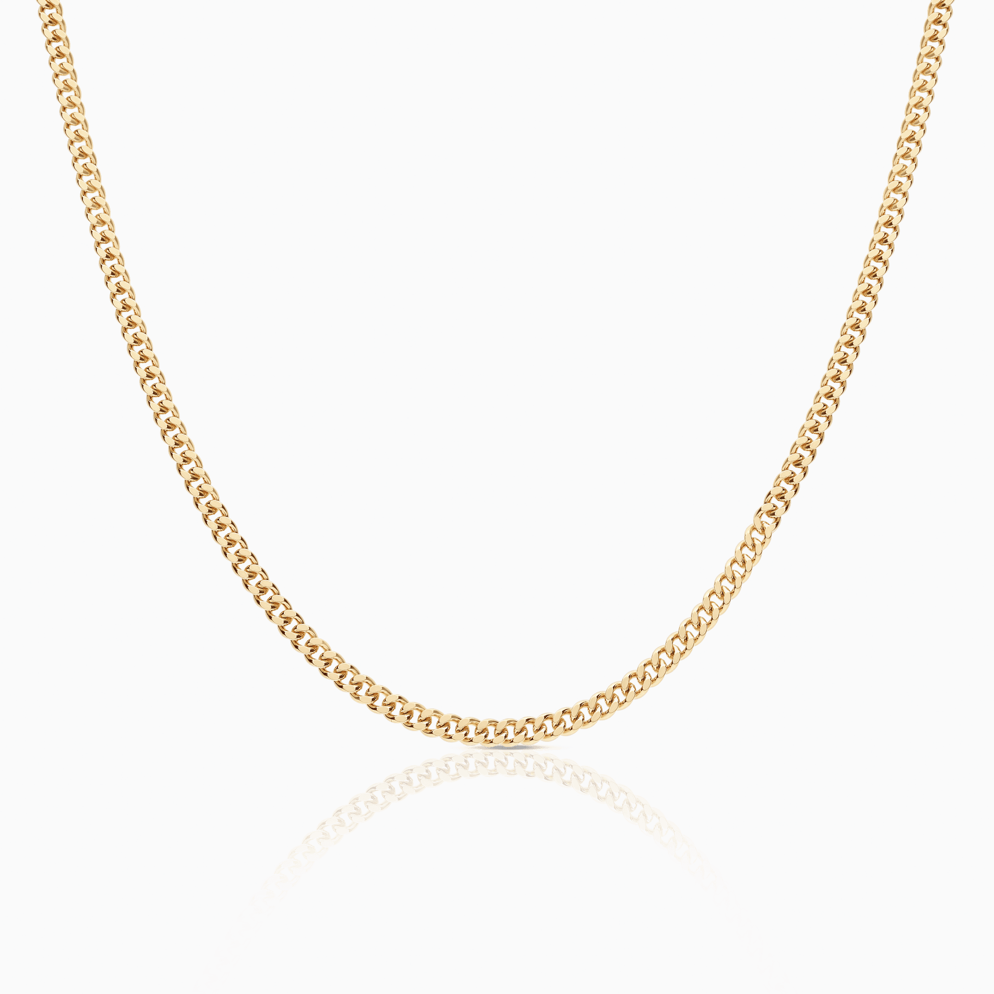Curb chain 21.58g 18K gold