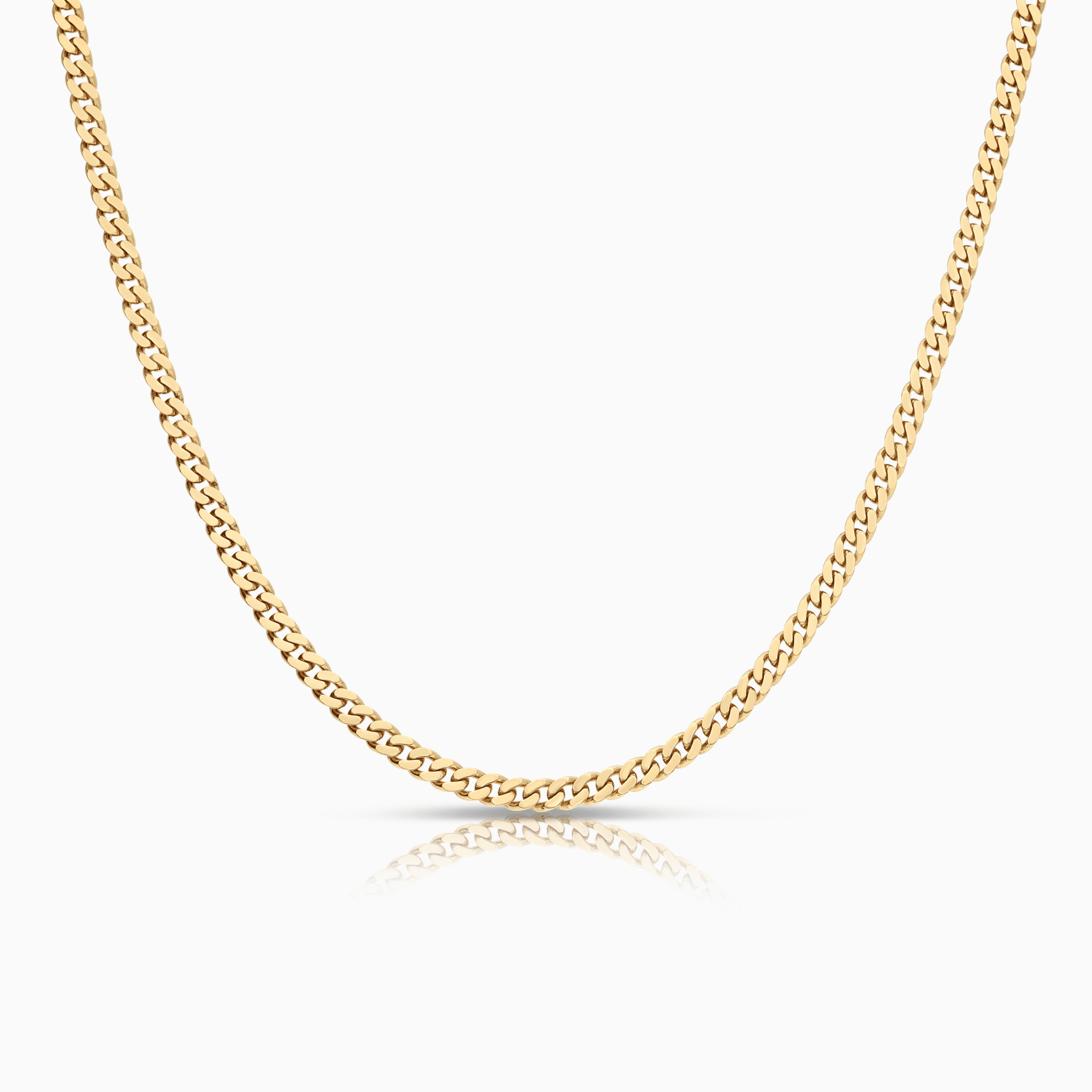 Curb chain 21.10g 18K gold