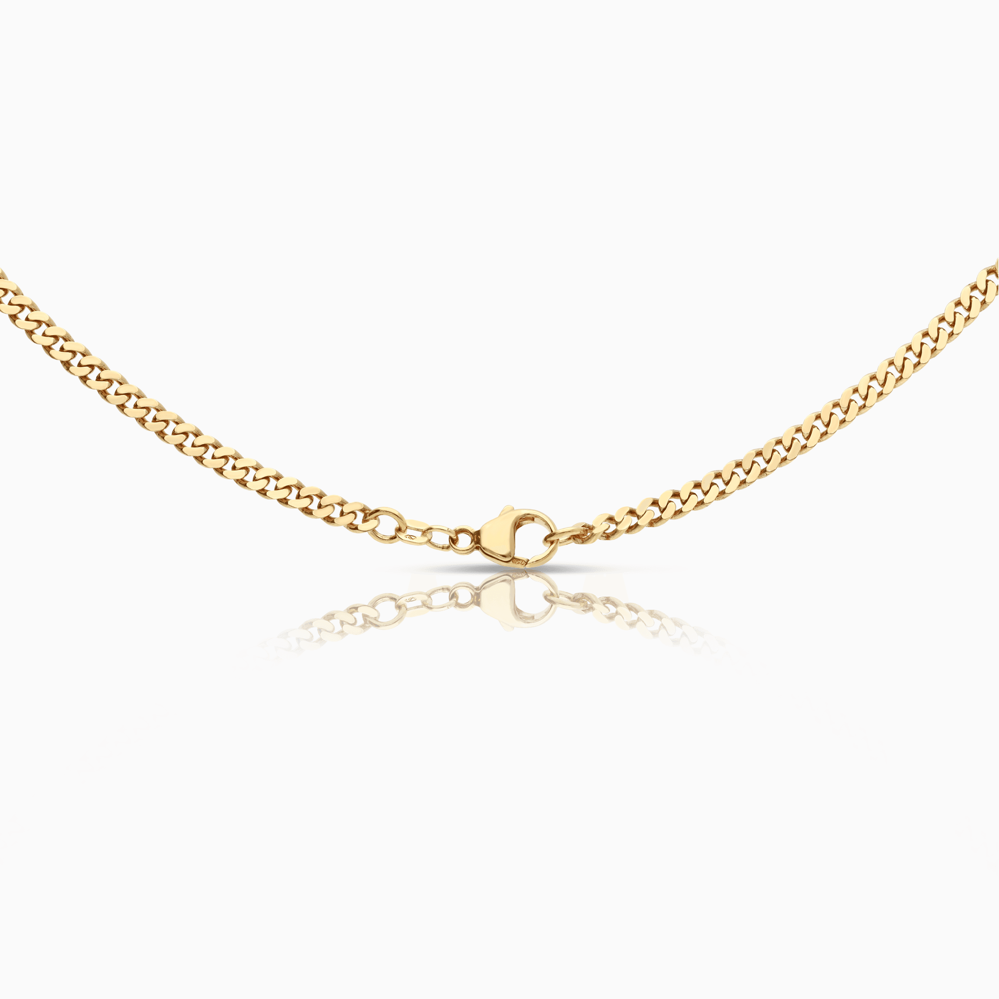 Curb chain 21.10g 18K gold