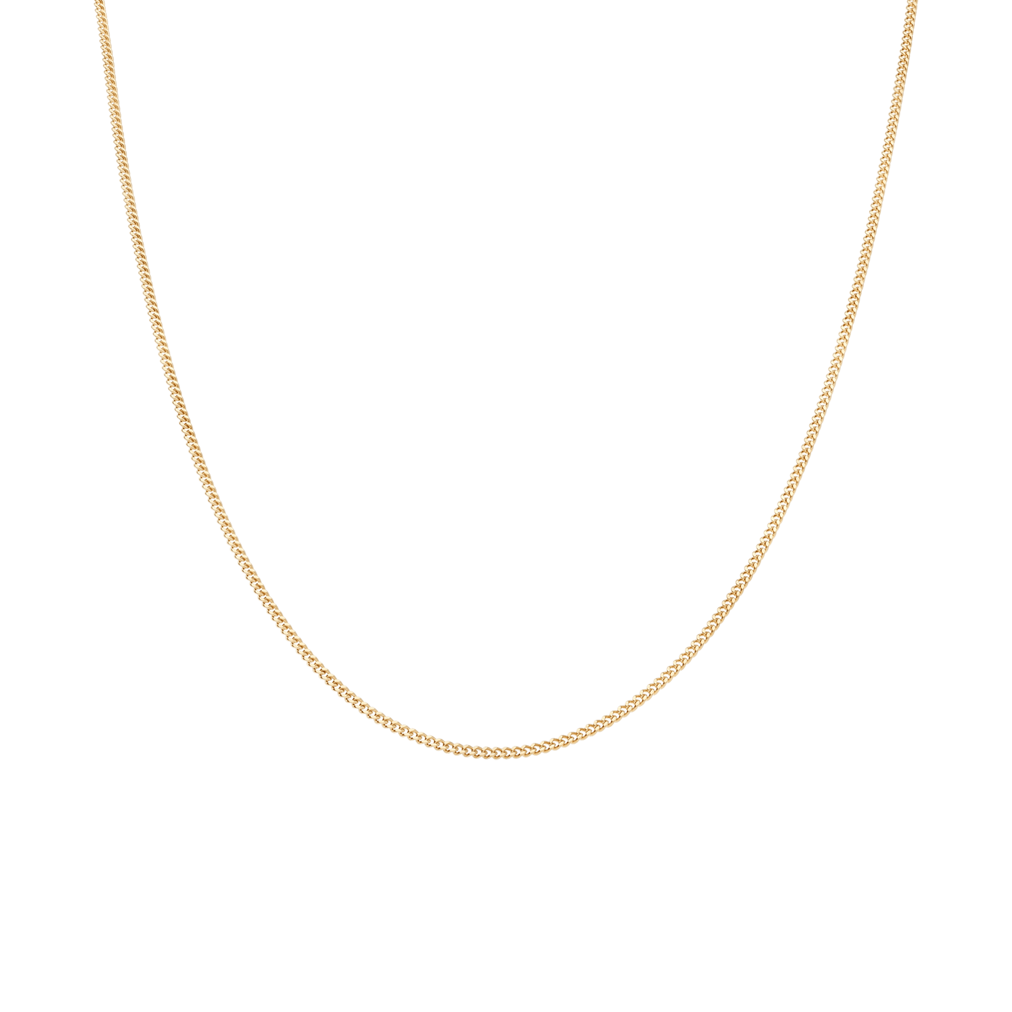 Curb chain 42cm 18K gold