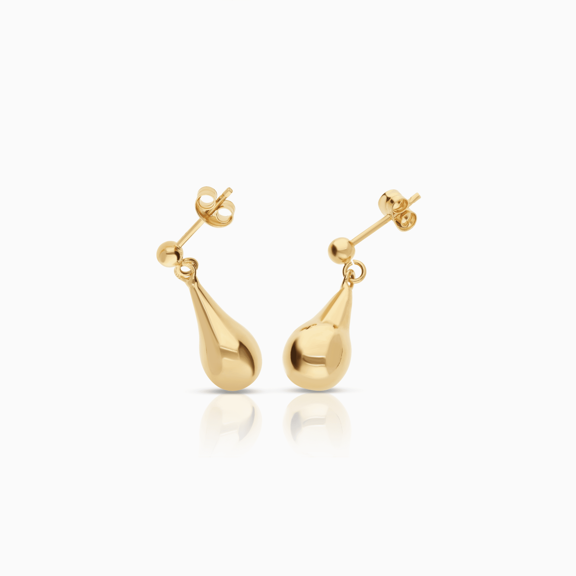 Gold drop earrings 1.92g 18K