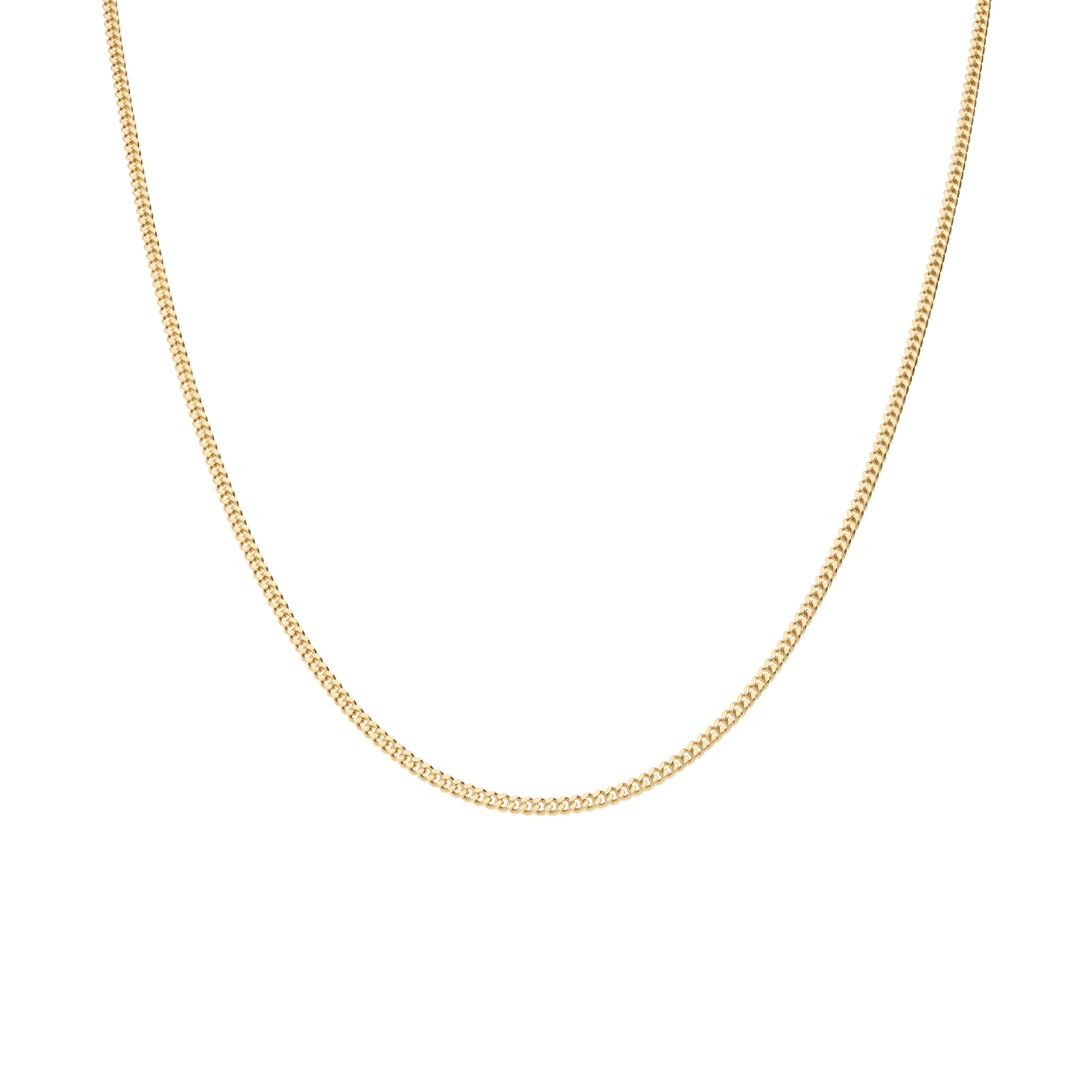 Curb chain 46.5cm 18K gold