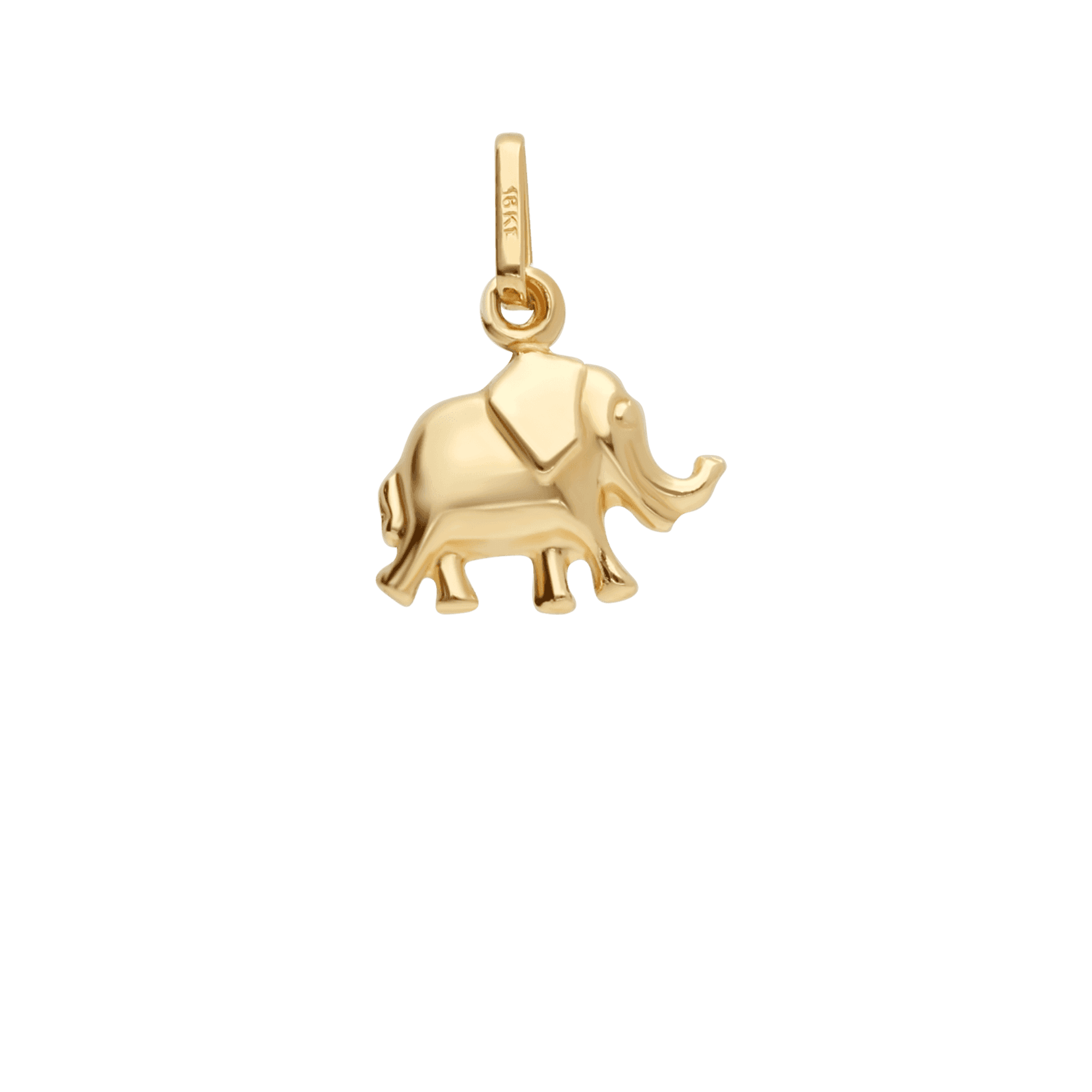 Elephant pendant 0.48g 18K gold