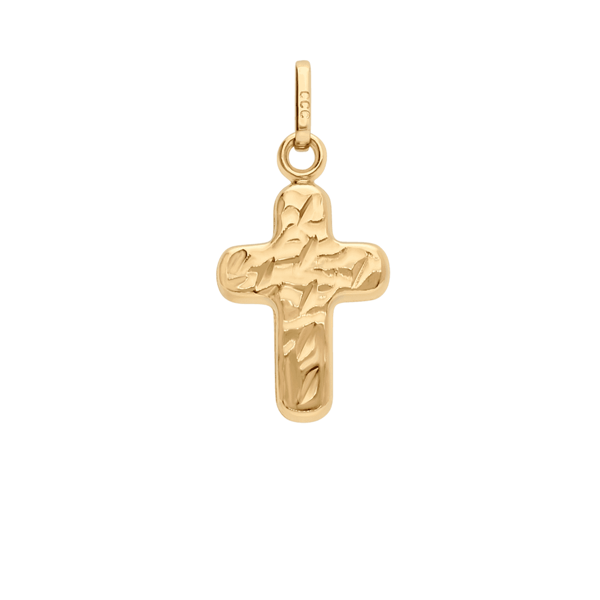 Cross pendant 0.64g 18K gold