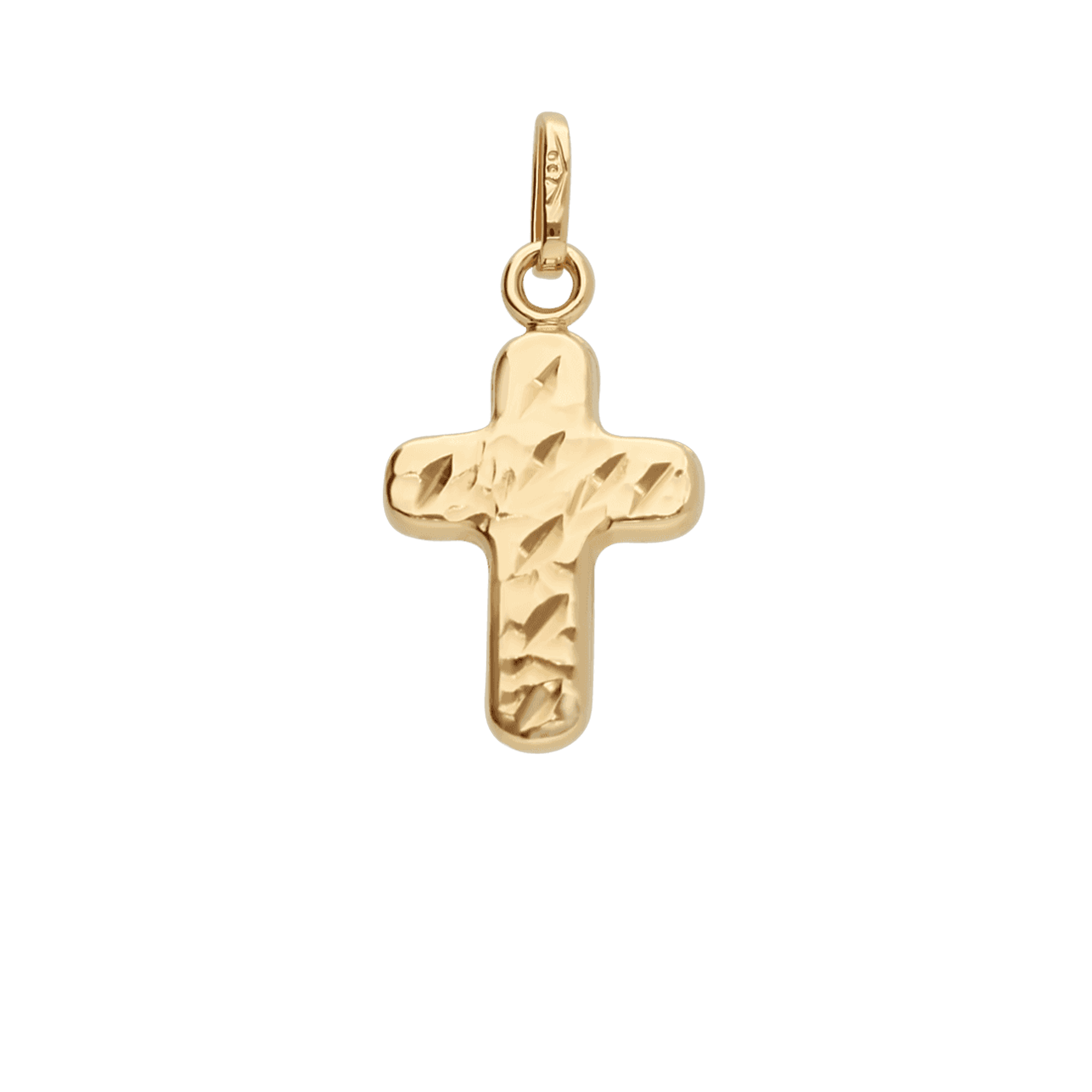 Cross pendant 0.62g 18K gold
