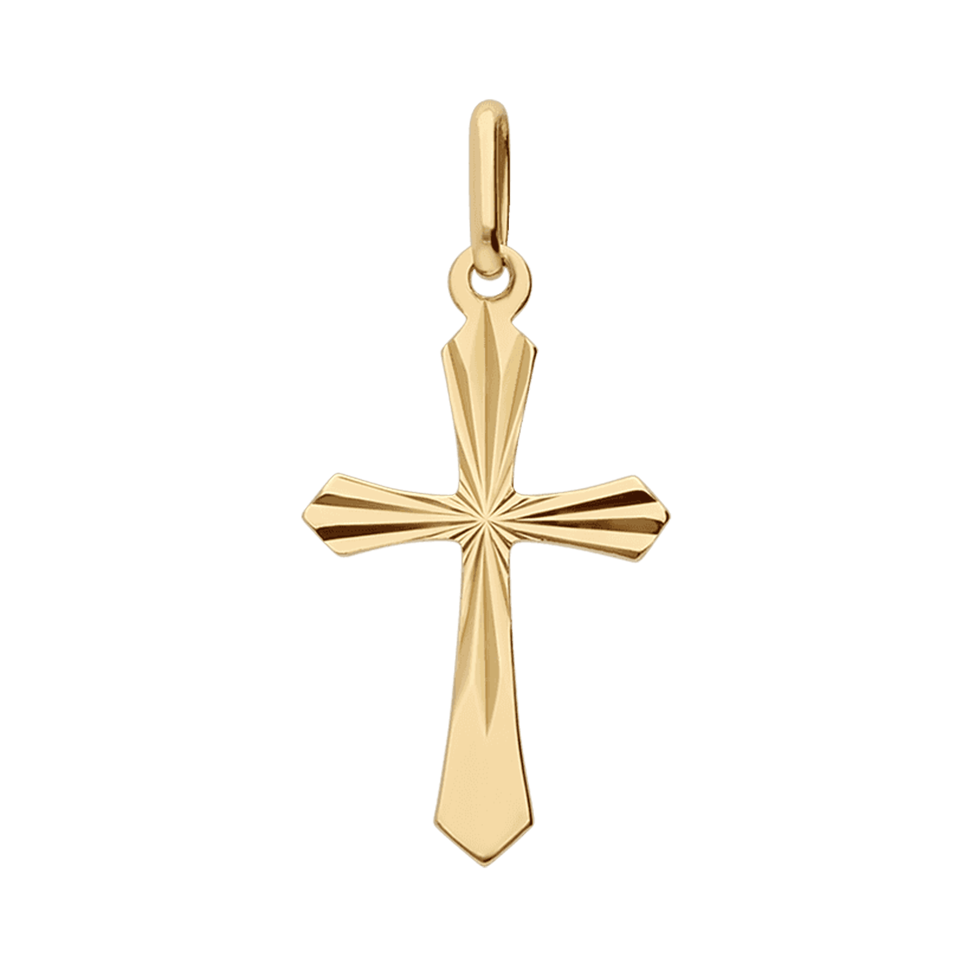 Pendant cross 0.98g 18K gold