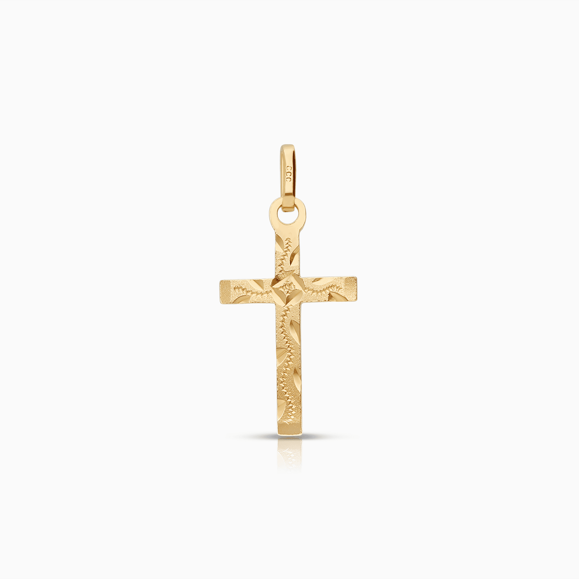 Cross pendant 1.07g 18K gold