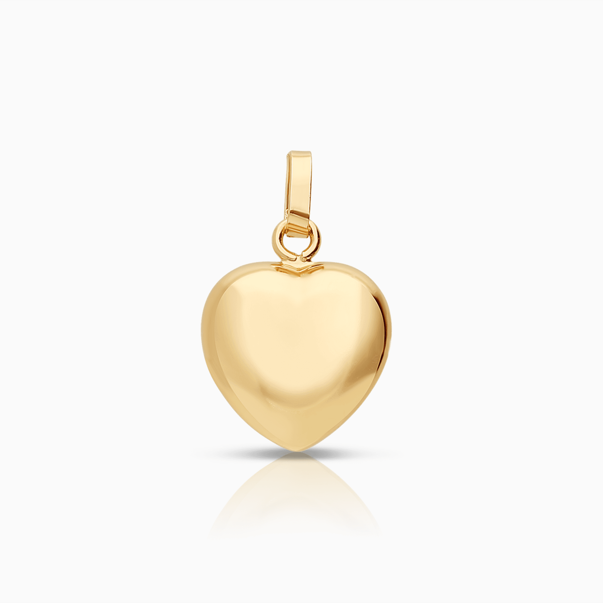 Heart pendant 1.10g 18K gold