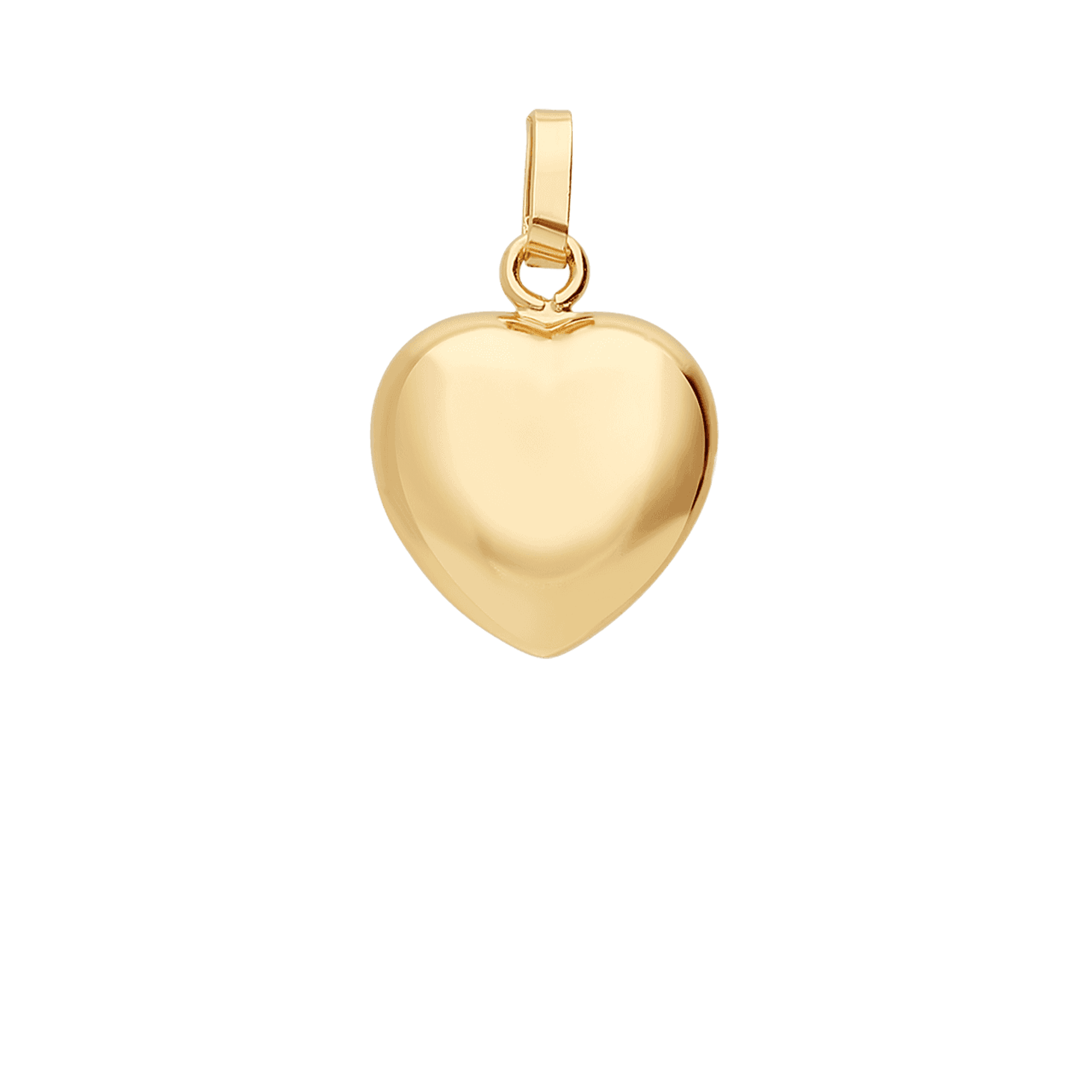 Heart pendant 1.10g 18K gold
