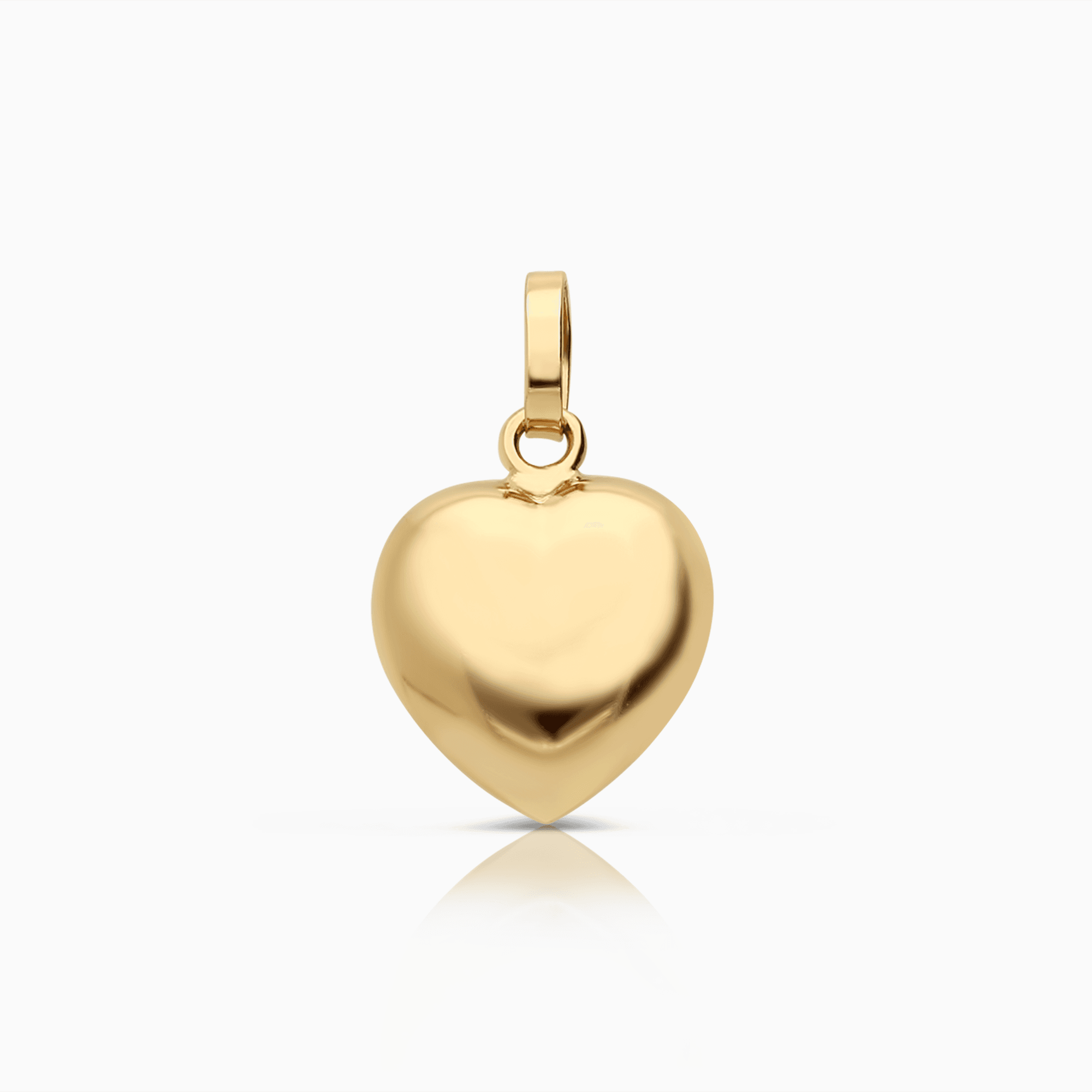 Heart pendant 1.25g 18K gold