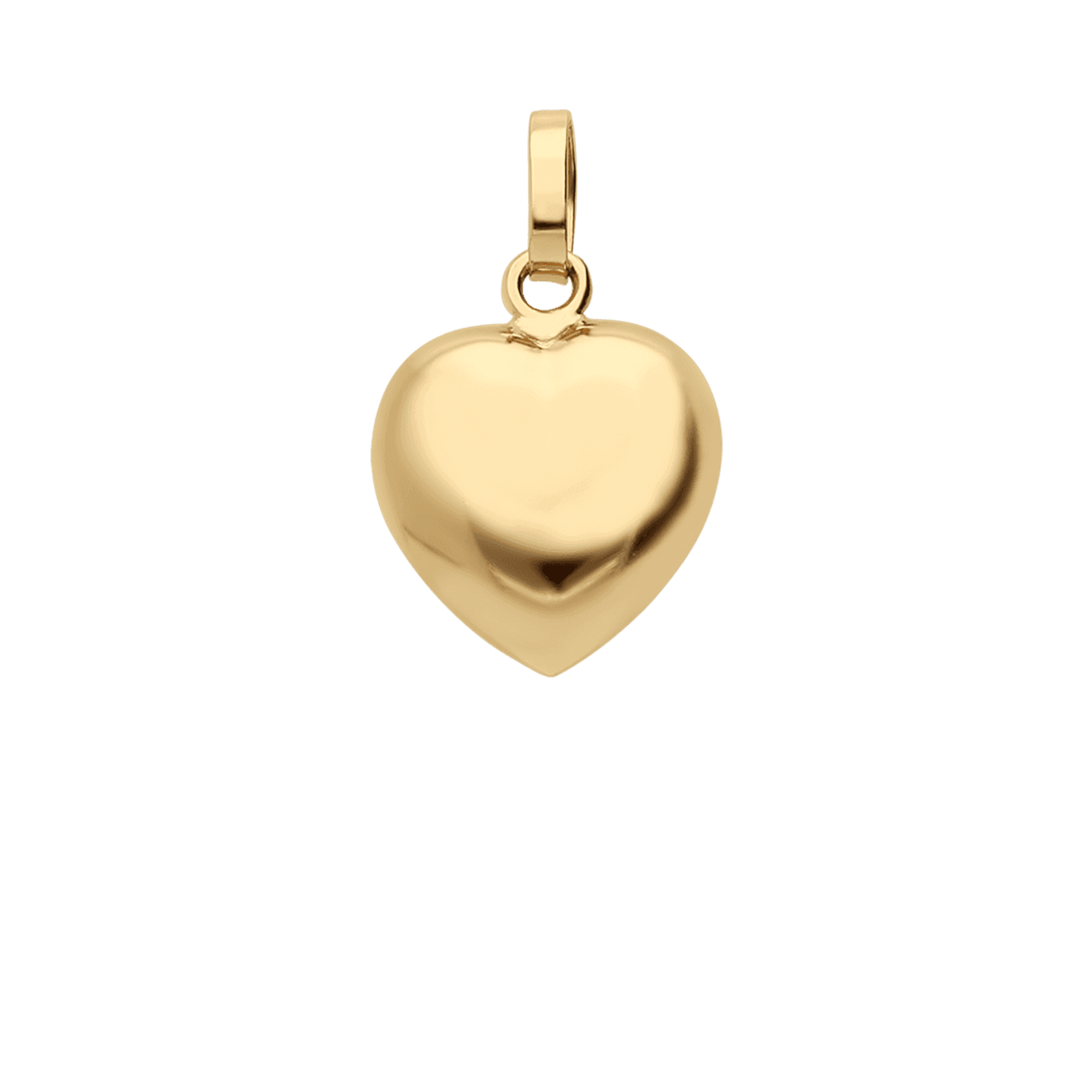 Heart pendant 1.25g 18K gold
