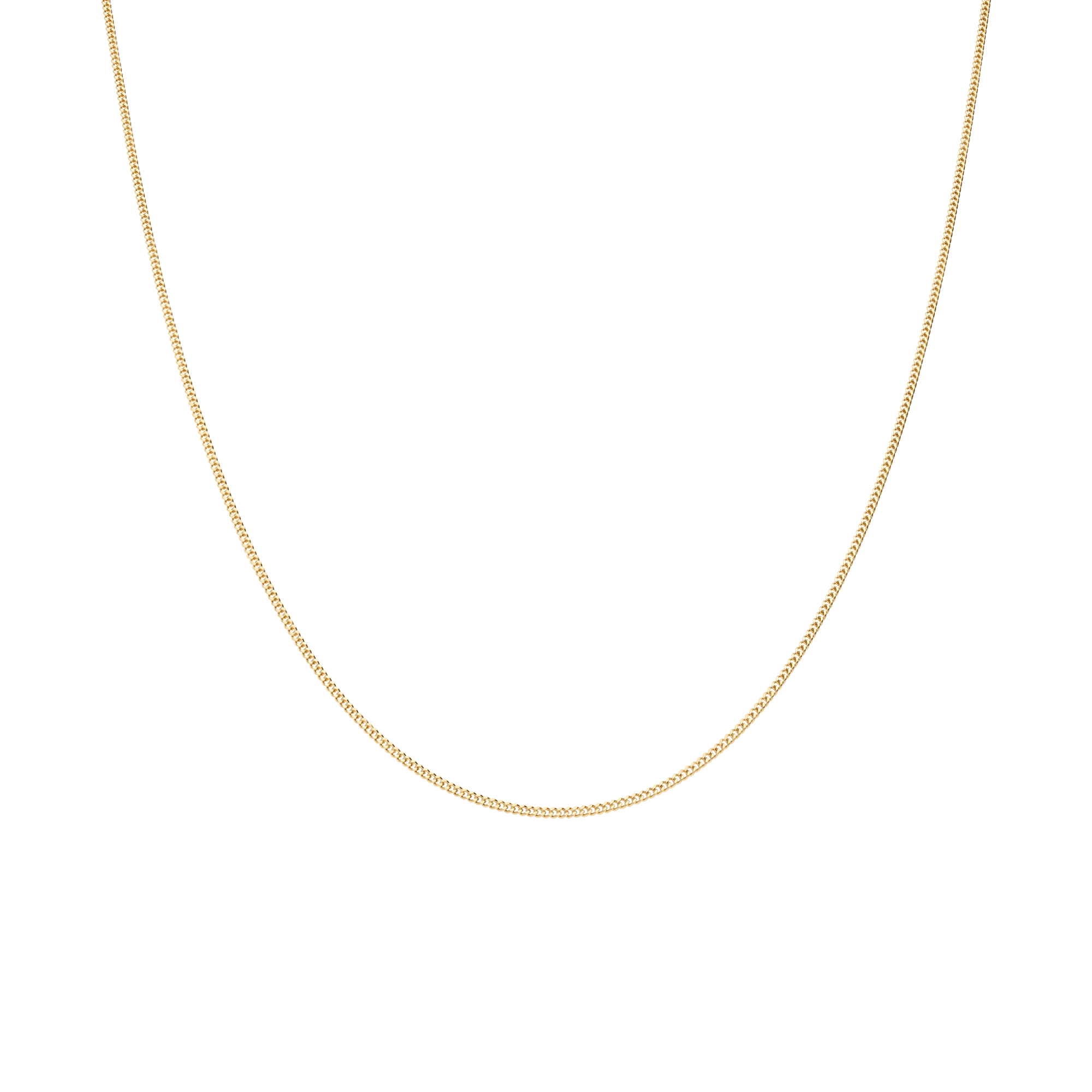 Curb chain 39cm 18K gold