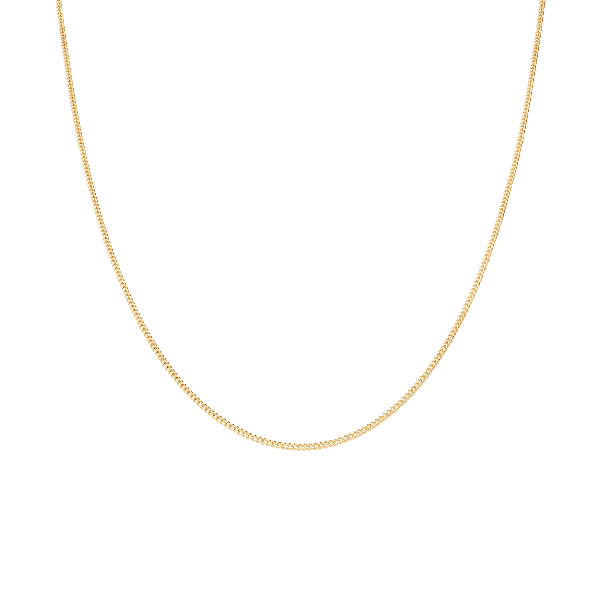 Pansarlänk 45cm 18K guld