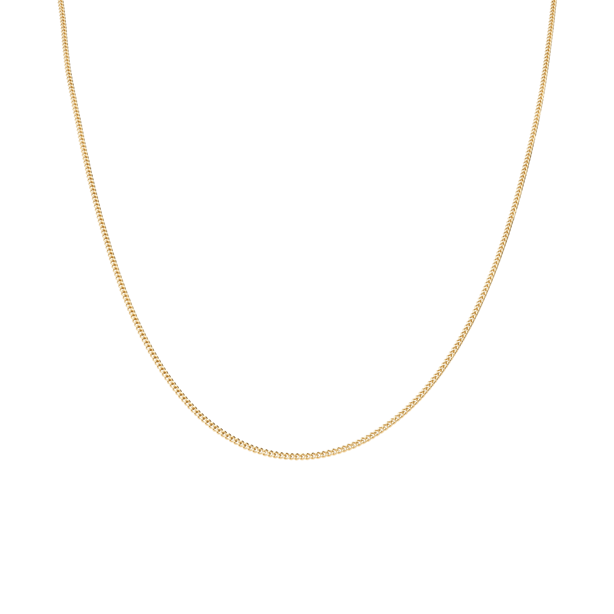 Curb chain 38.5cm 18K gold