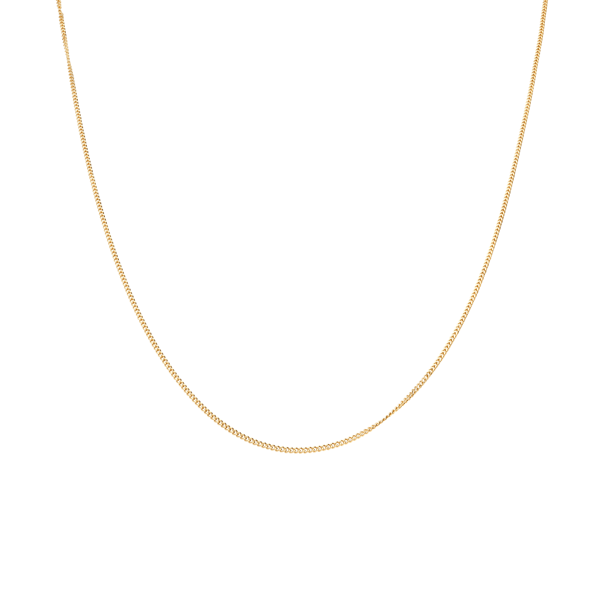 Curb chain 38.5cm 18K gold